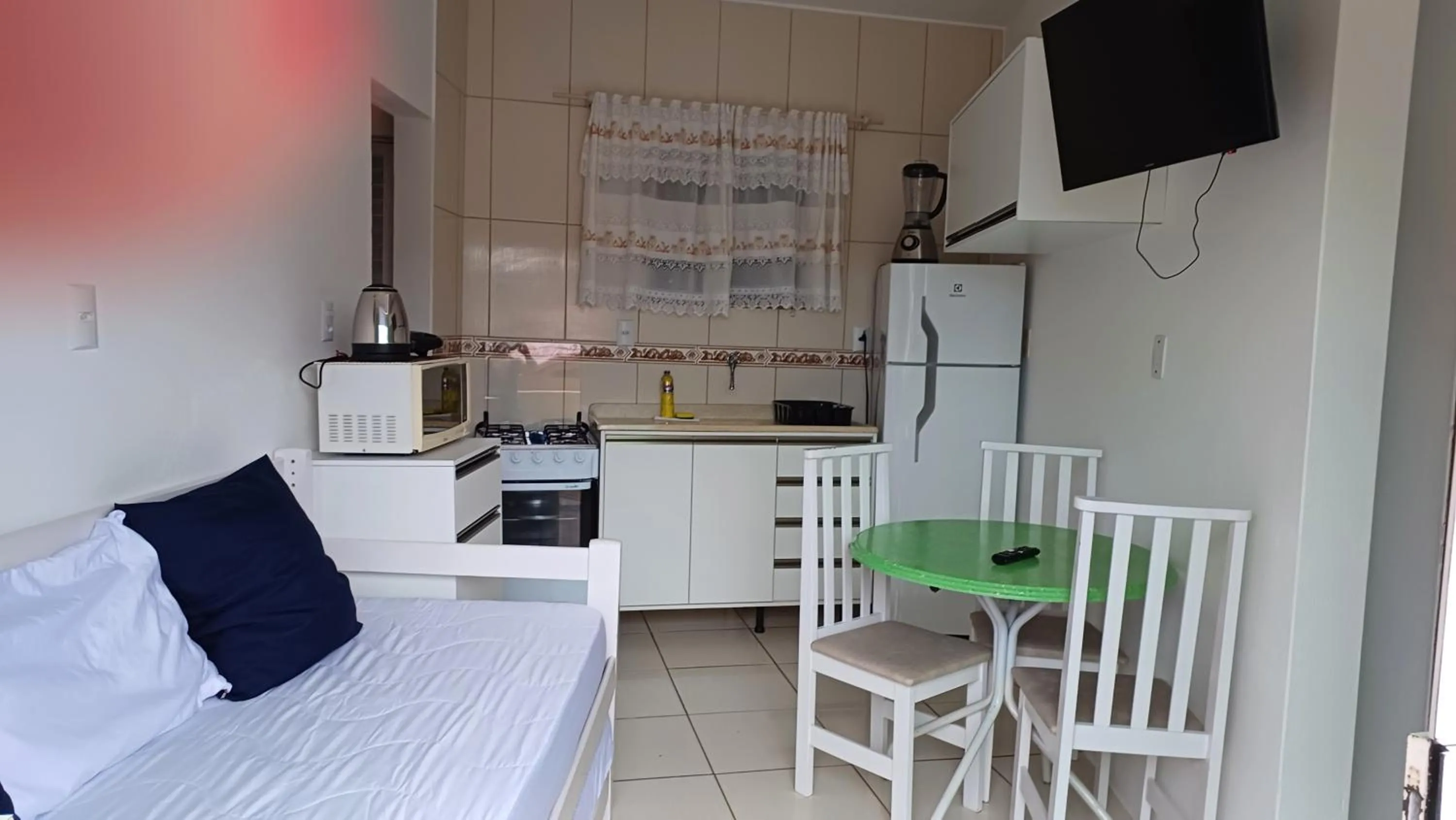 Kitchen or kitchenette, Bed in Residencial Di Paoli