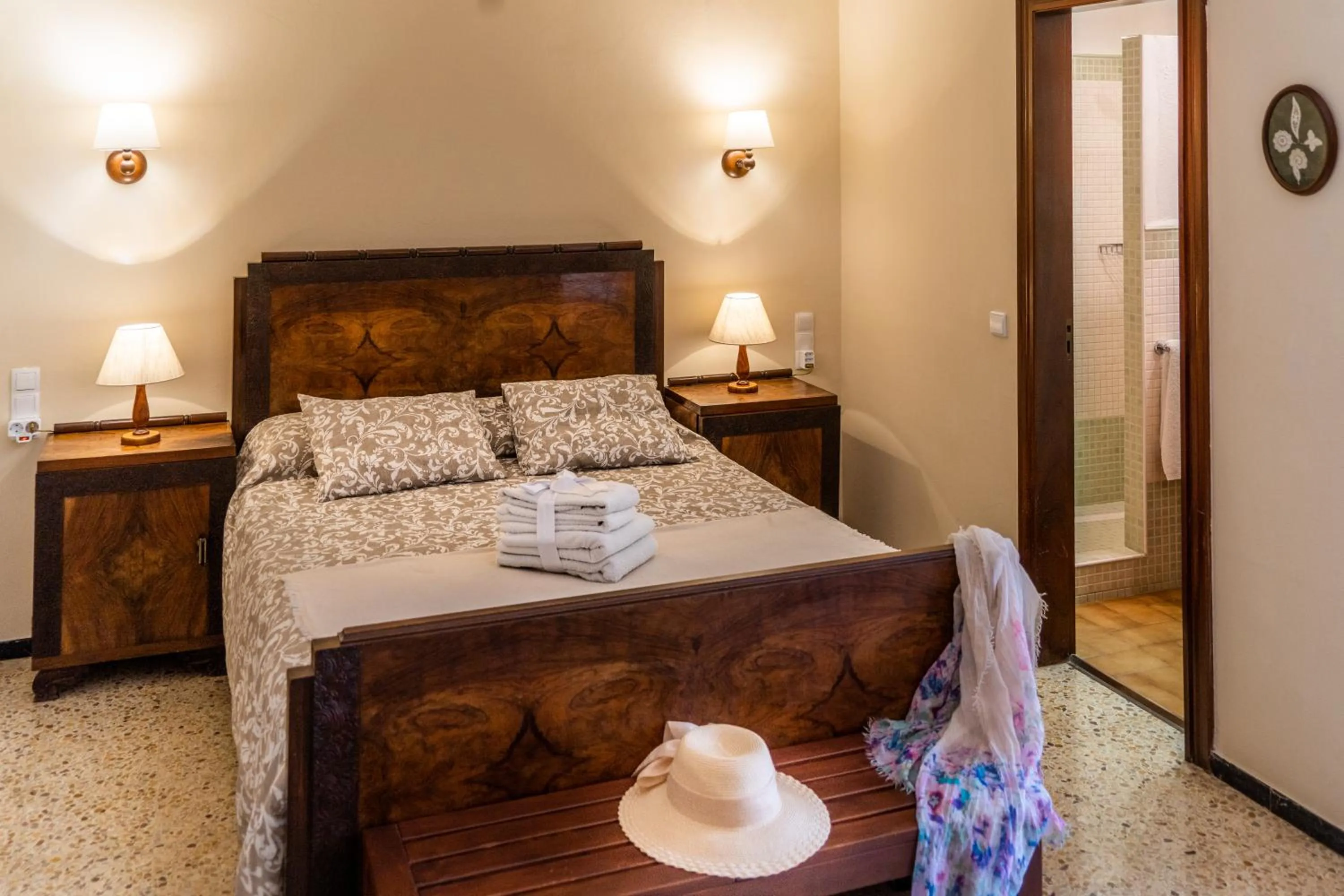 Bedroom, Bed in Can Rosich