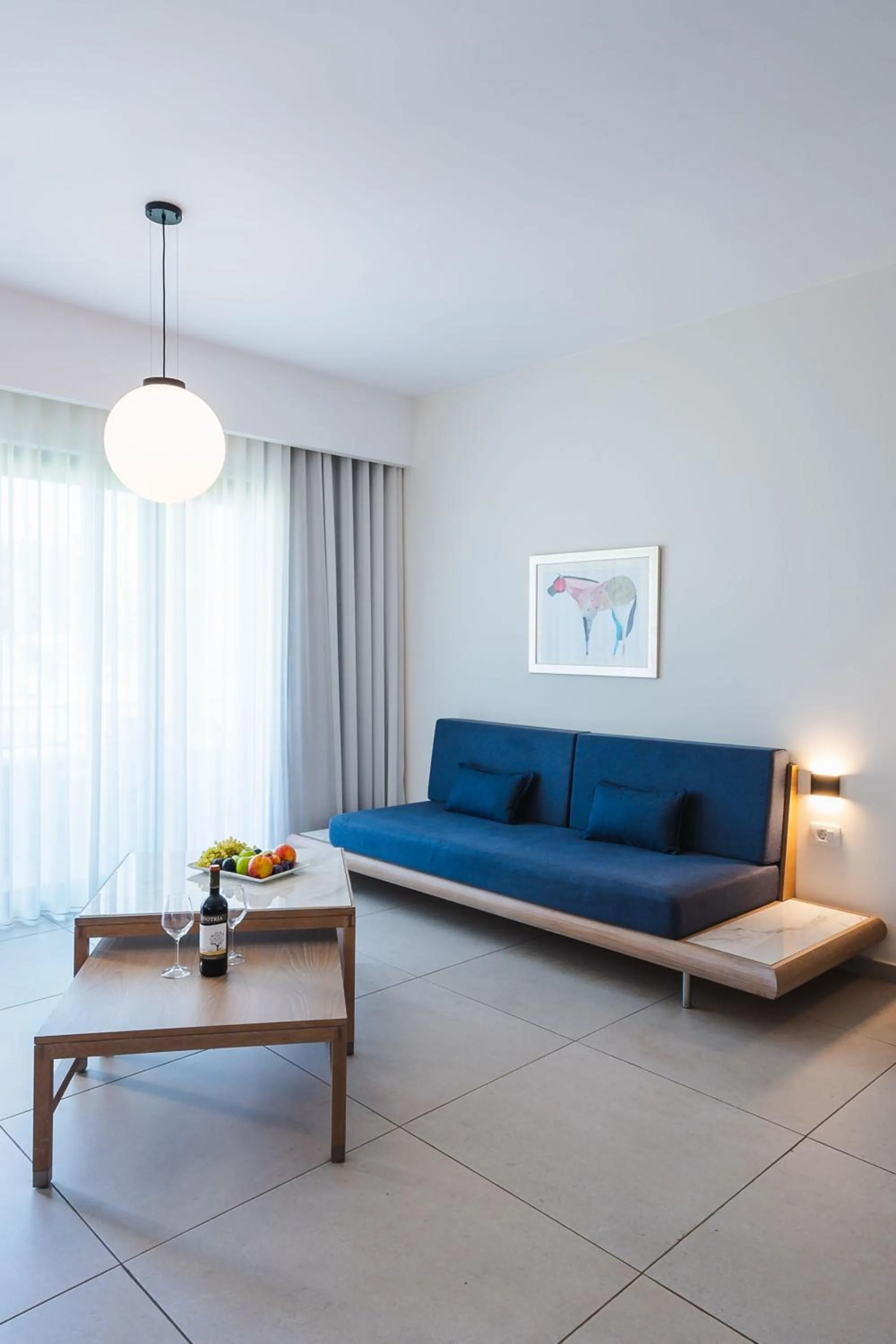 Living room in Silver Beach Hotel & Apartments