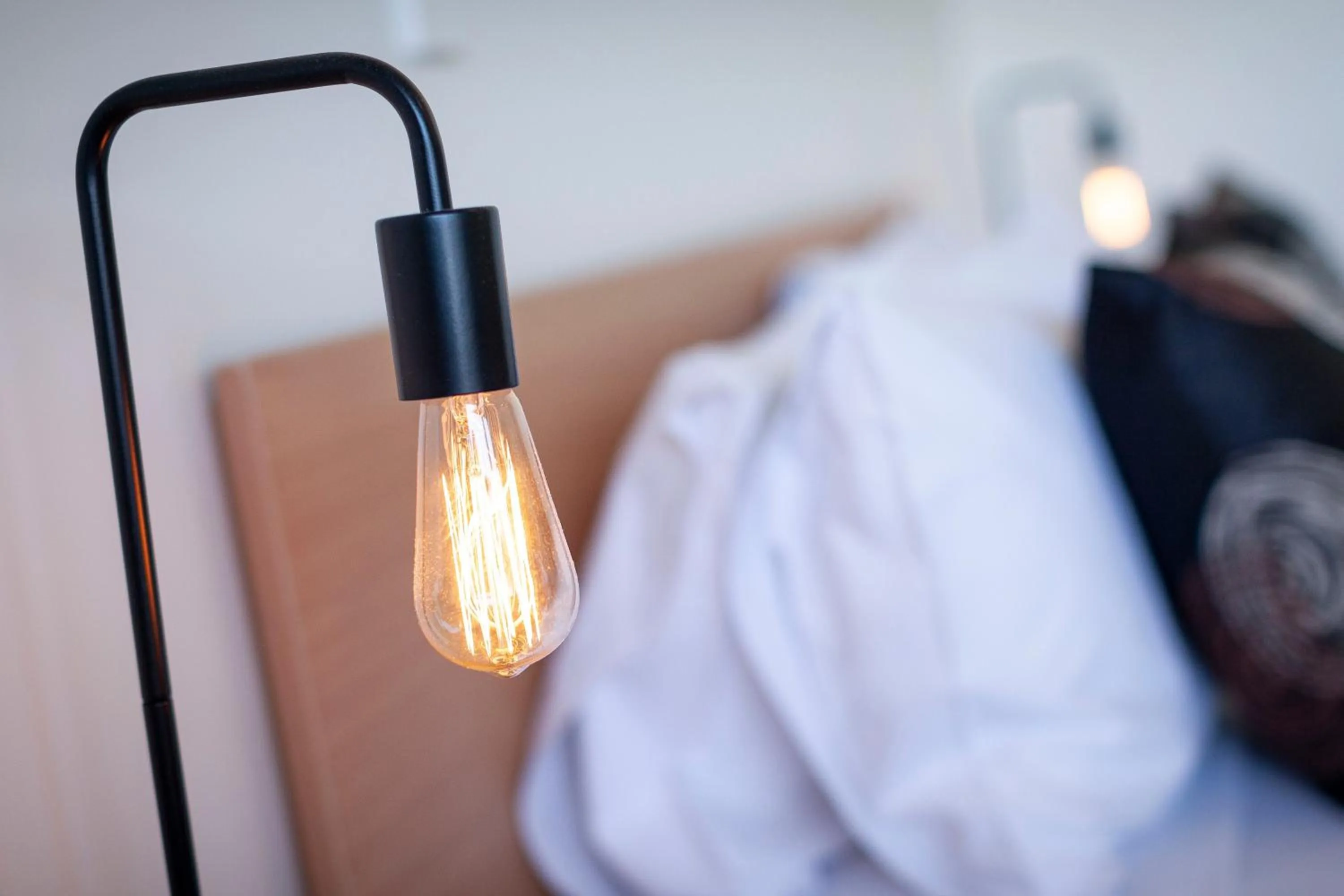 Decorative detail, Bed in Black Buffalo