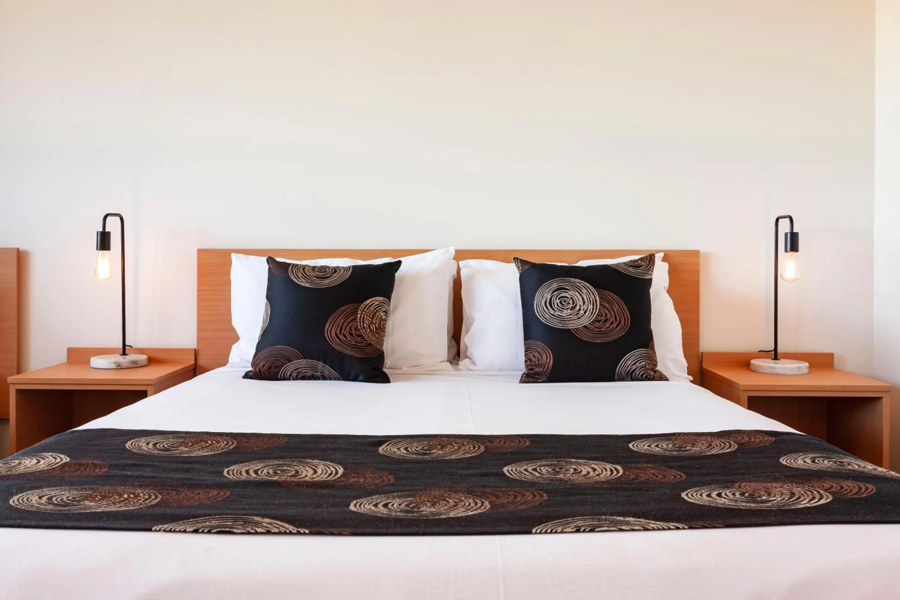 Bed in Black Buffalo