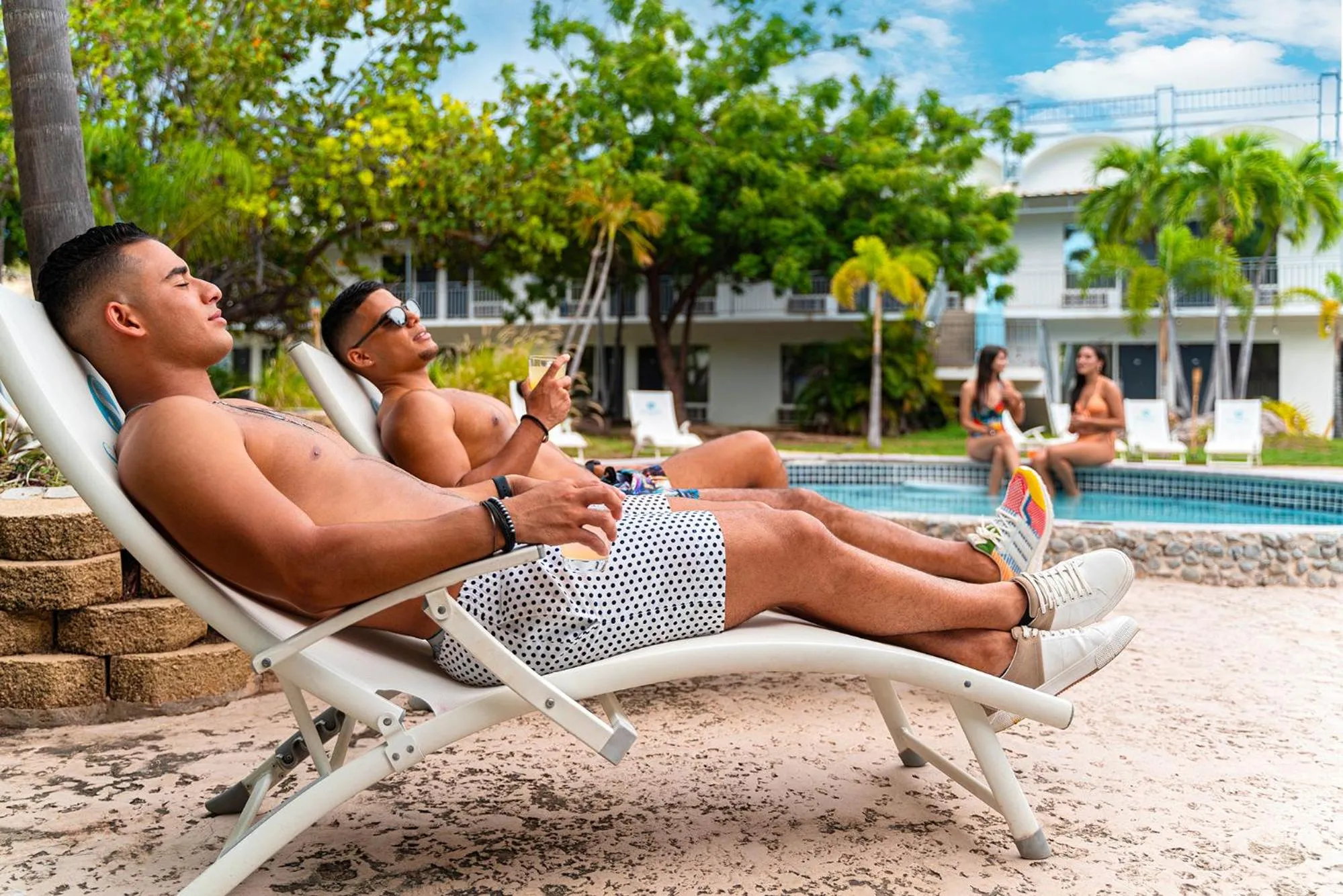 Pool view in Solace by the Sea