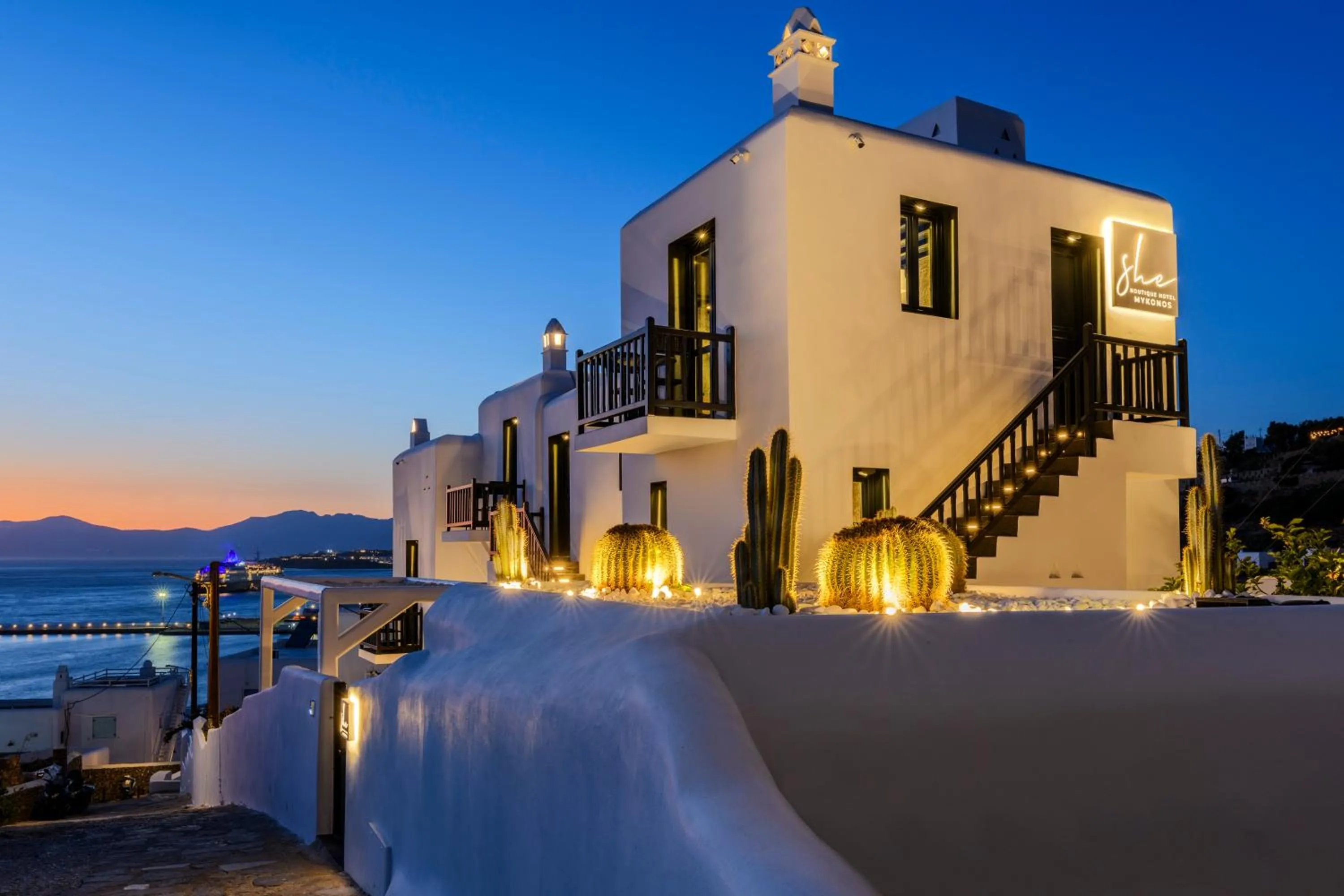 Property building in She Mykonos Boutique Hotel