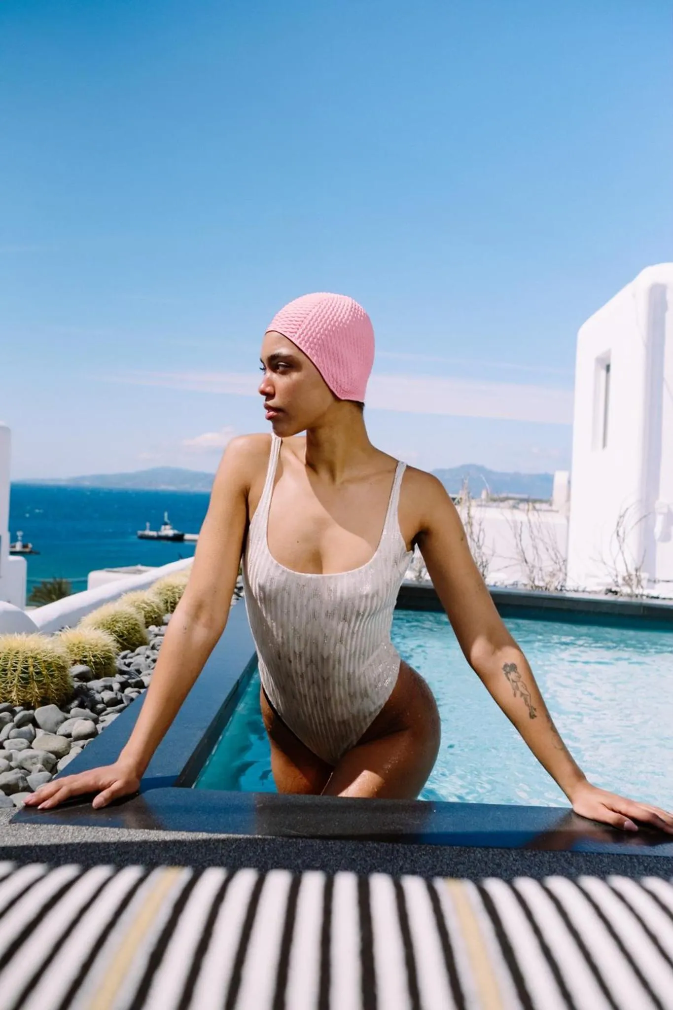 Pool view in She Mykonos Boutique Hotel