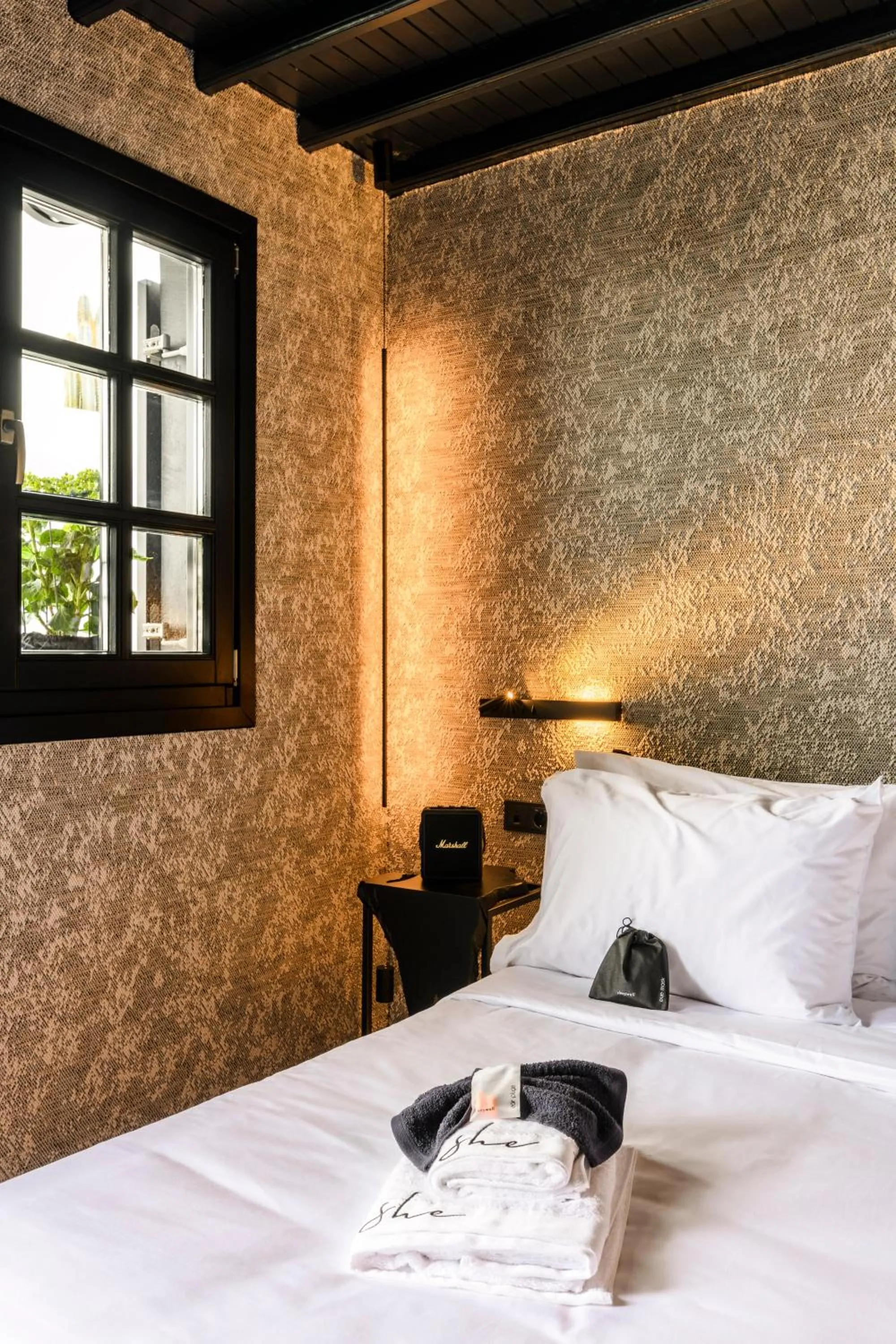 Bedroom, Bed in She Mykonos Boutique Hotel