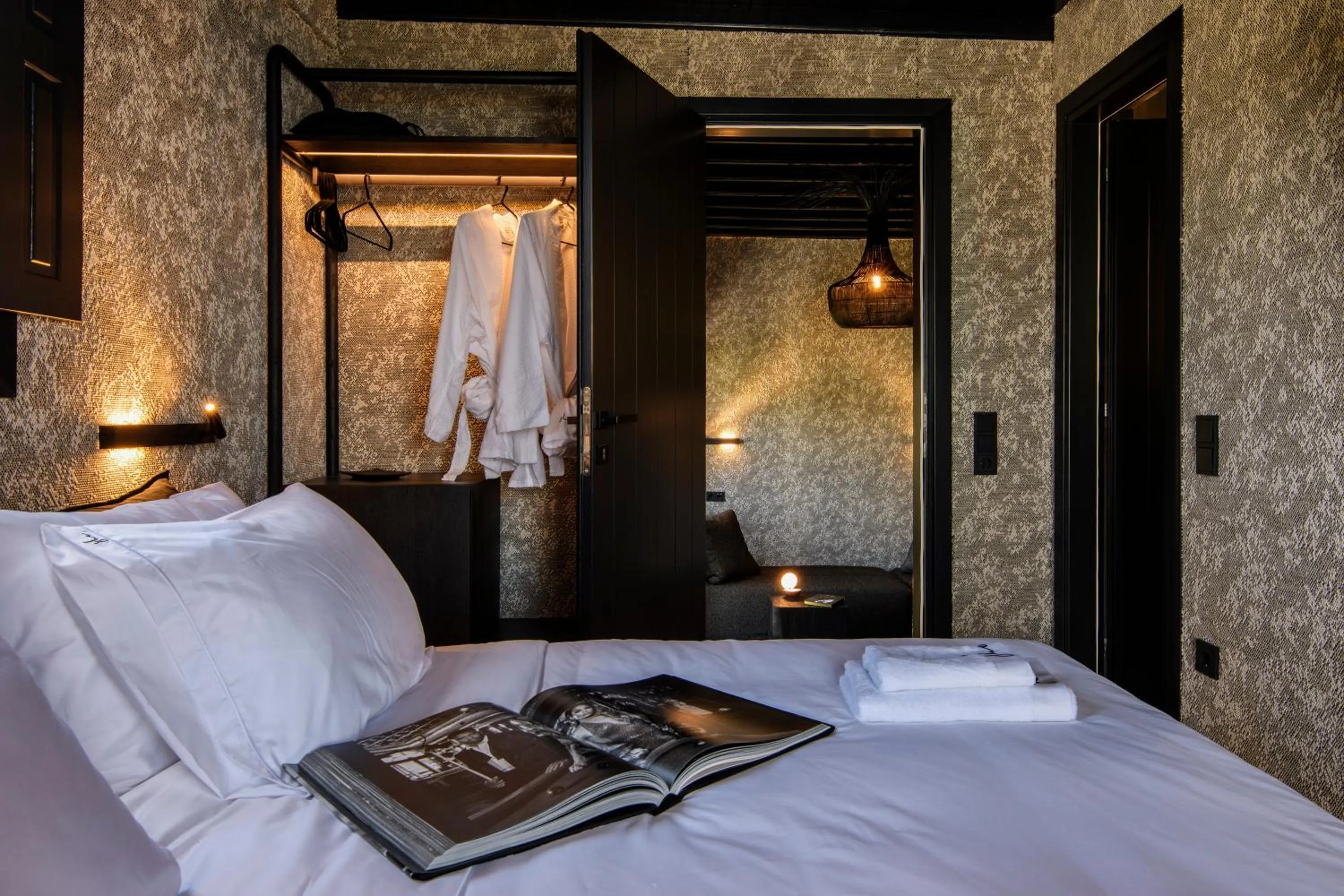 Bed in She Mykonos Boutique Hotel