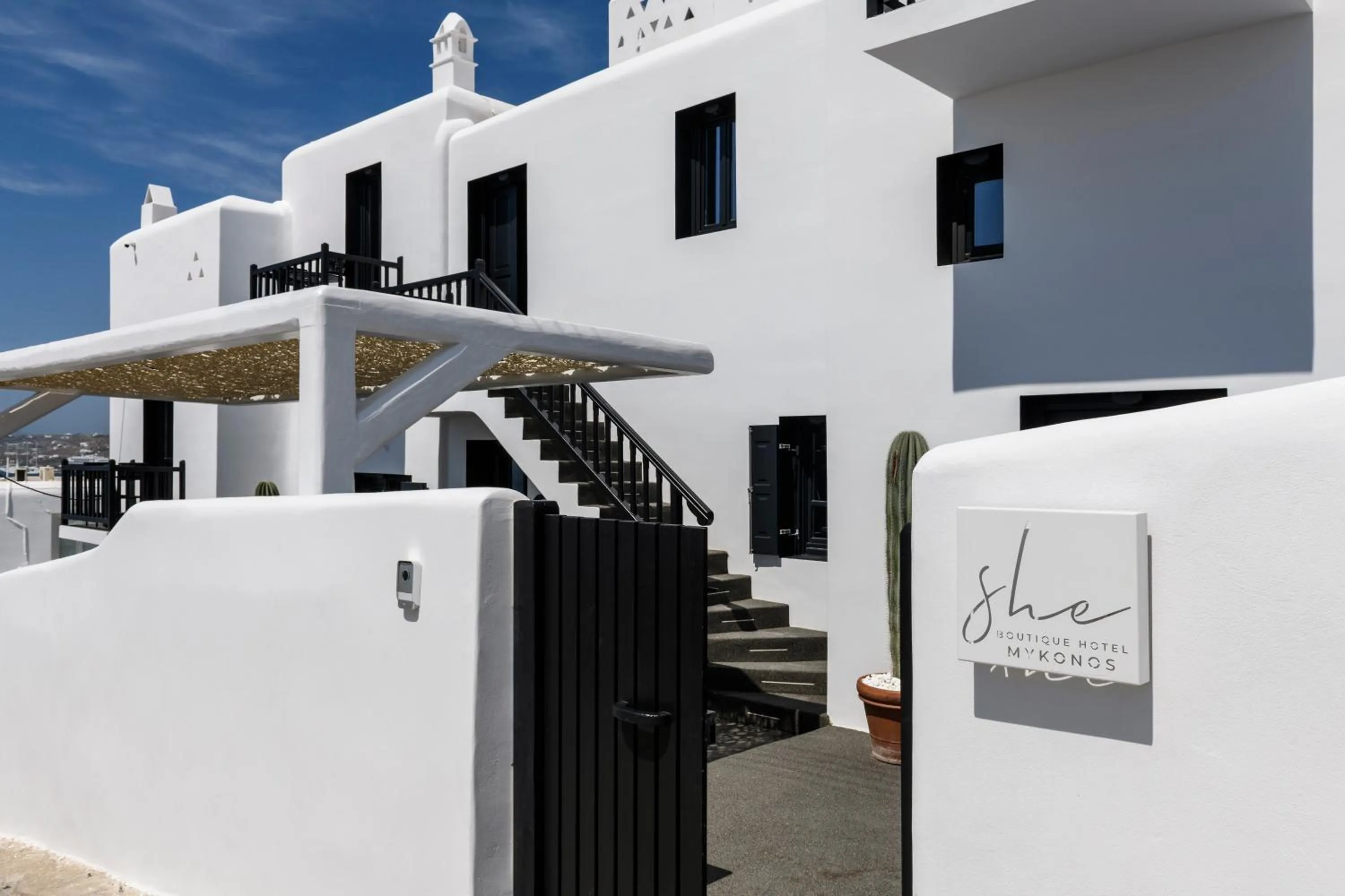 Property building in She Mykonos Boutique Hotel