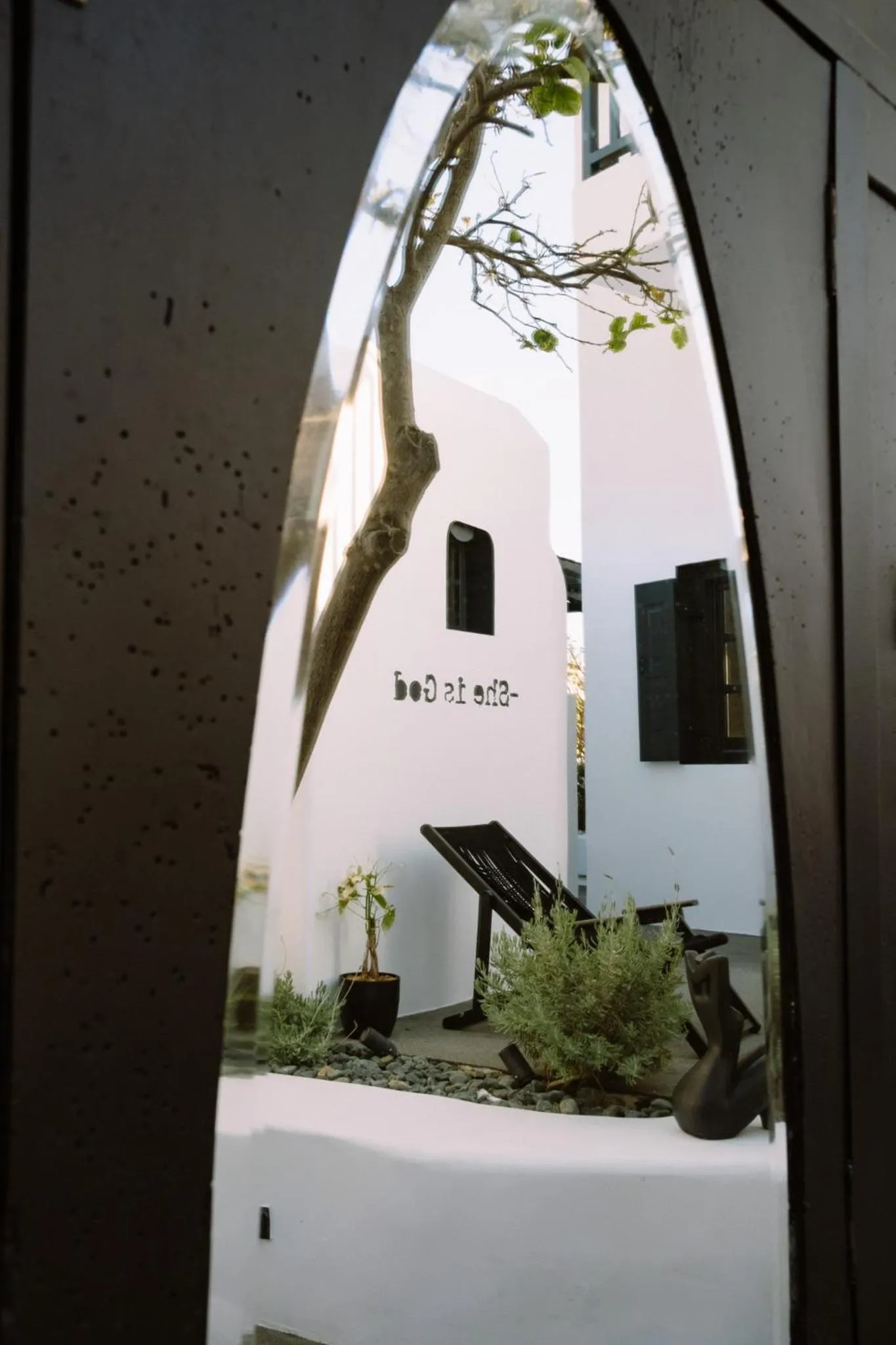 Garden in She Mykonos Boutique Hotel