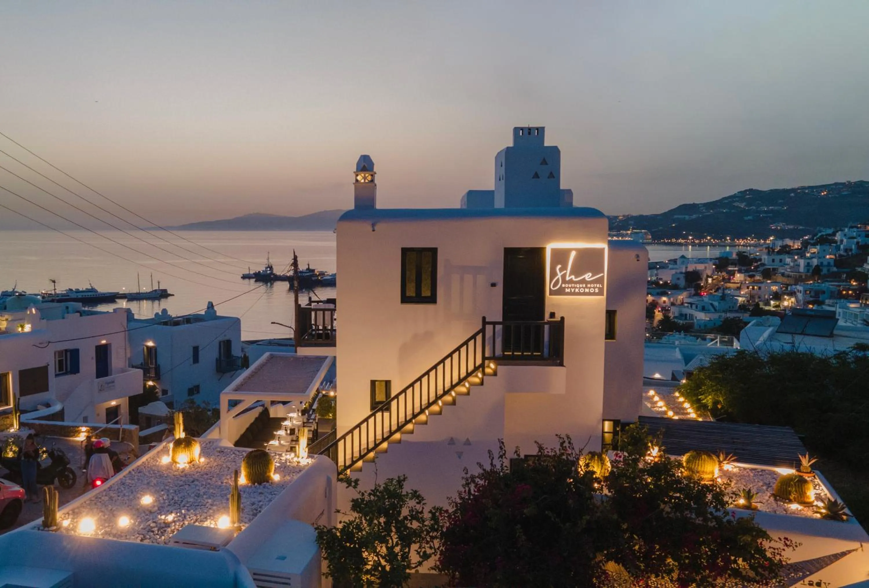 Property building in She Mykonos Boutique Hotel