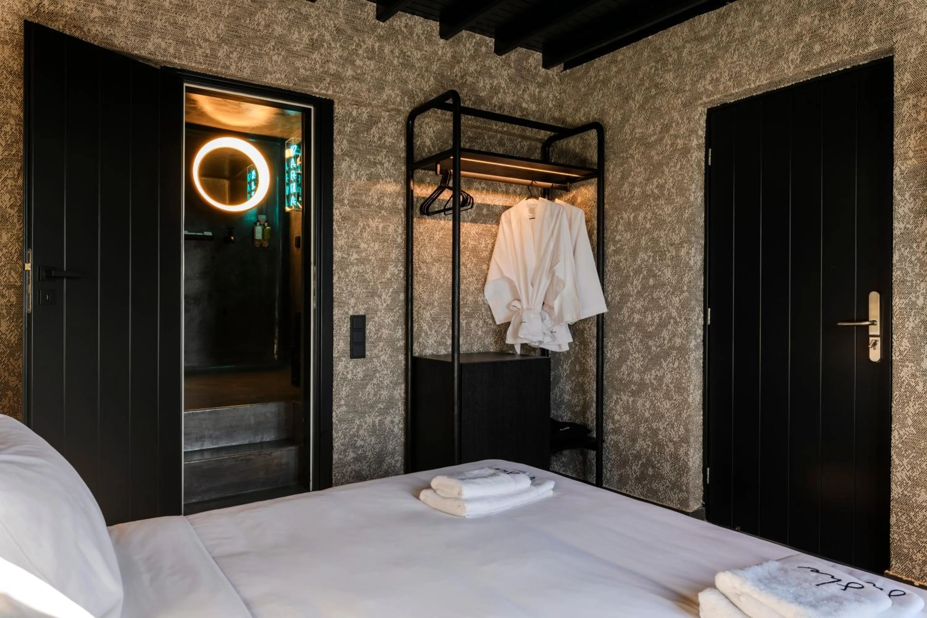 Bed in She Mykonos Boutique Hotel