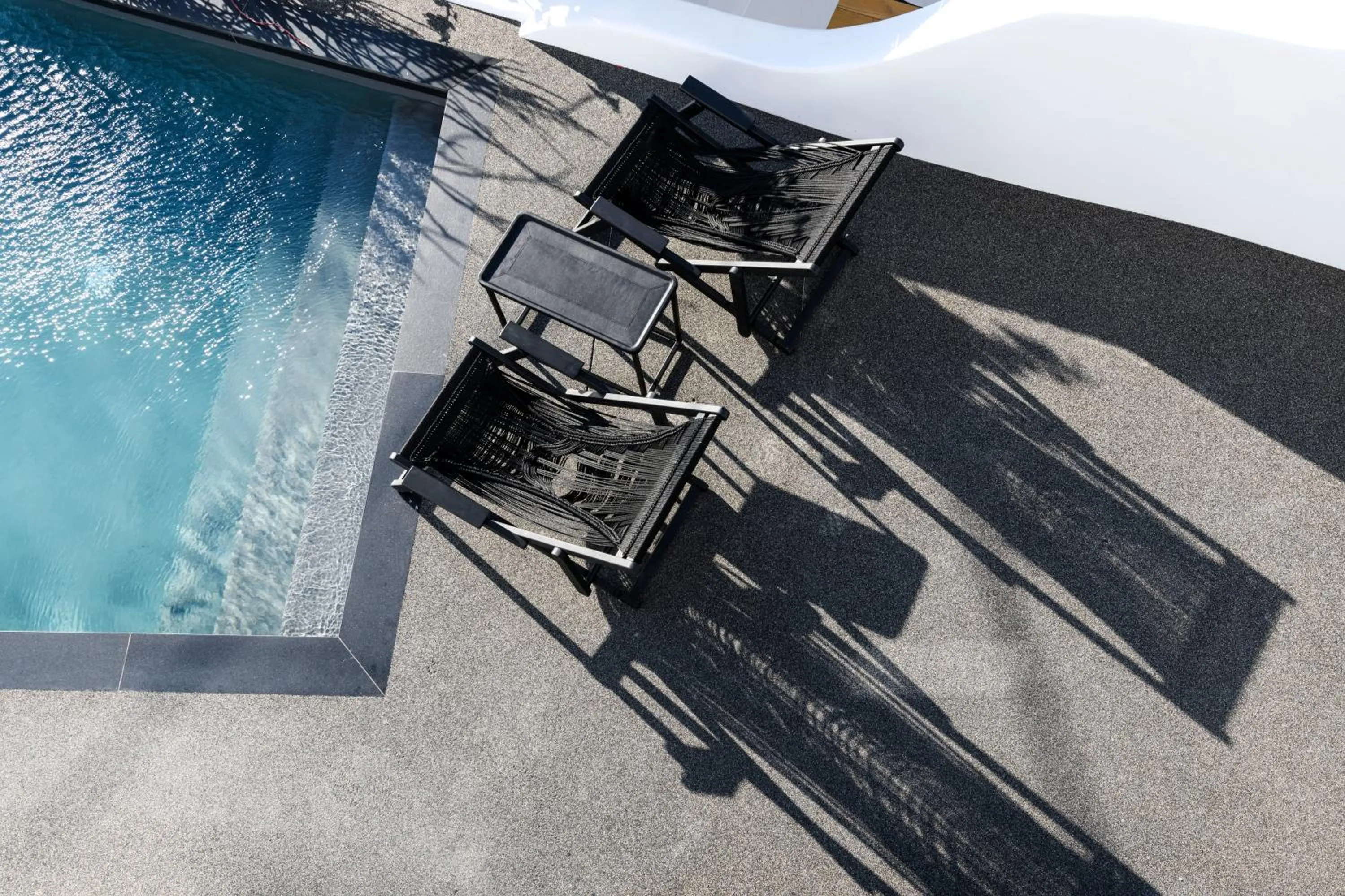 Patio in She Mykonos Boutique Hotel