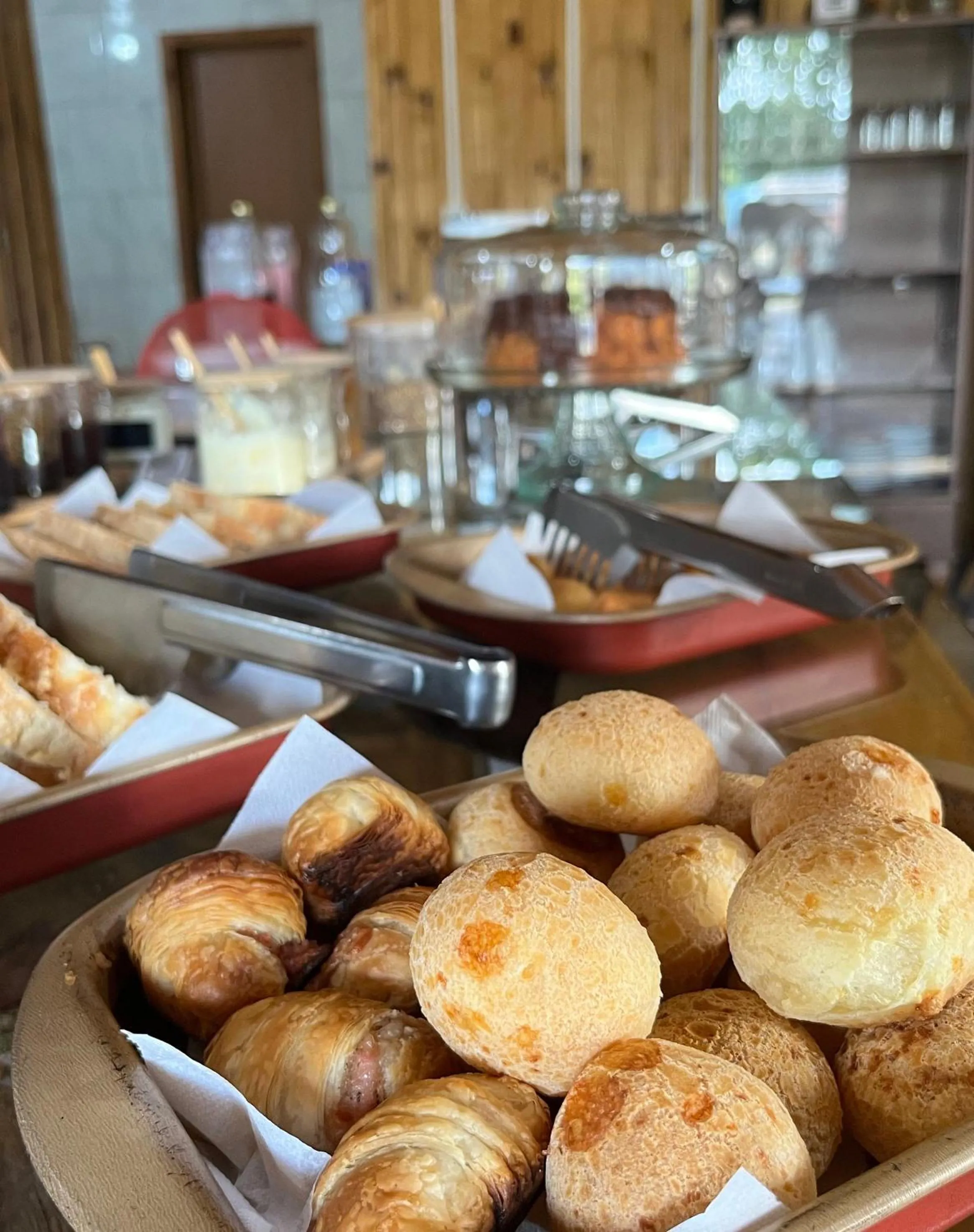 Breakfast in Pousada Recanto do Lago