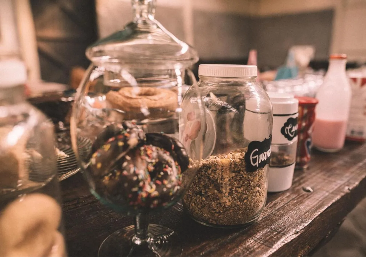 Food and drinks in Pousada Recanto do Lago