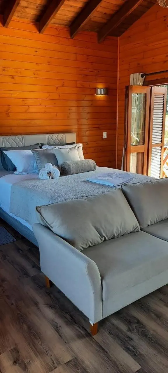 Bed in Pousada Recanto do Lago