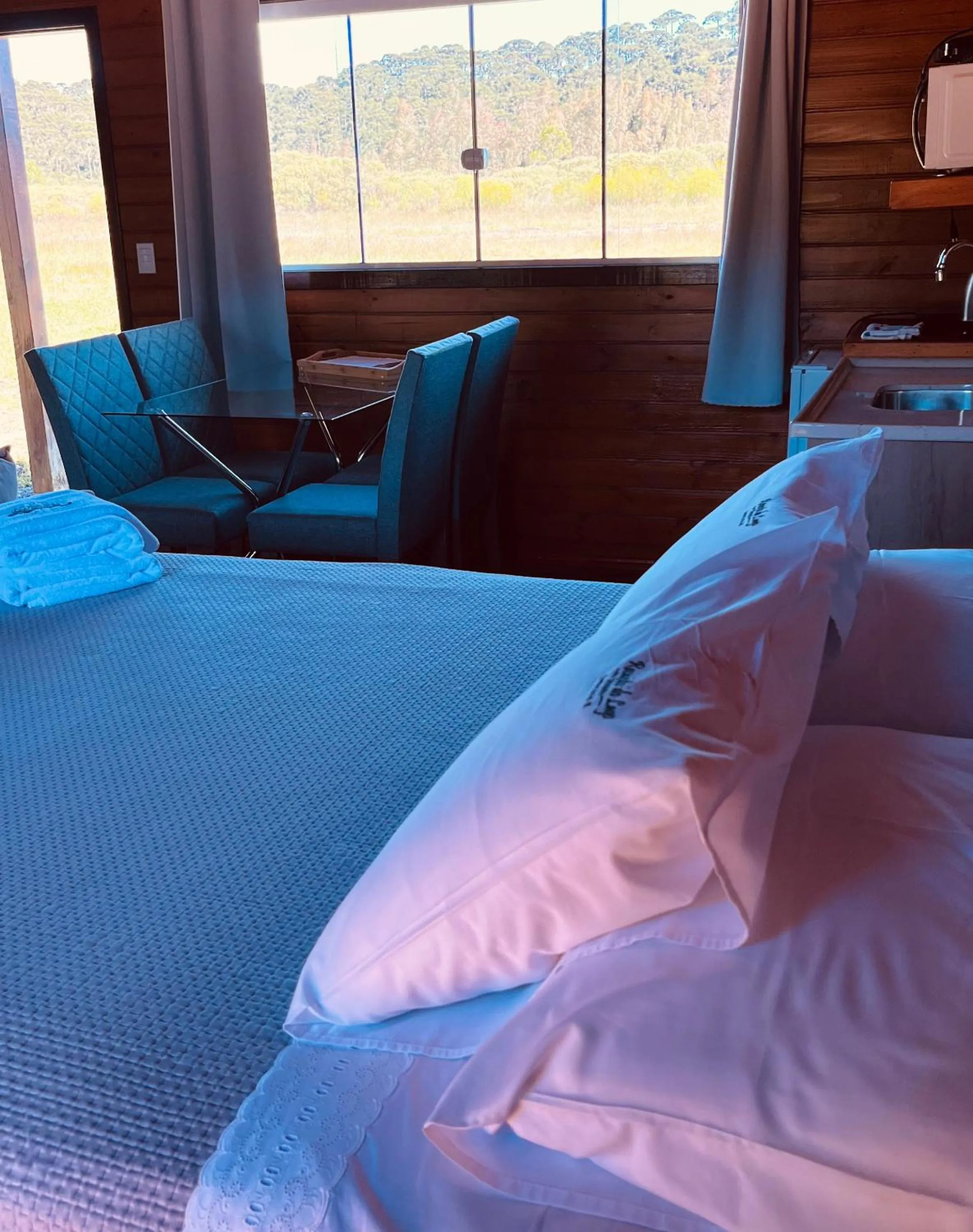 Bed in Pousada Recanto do Lago