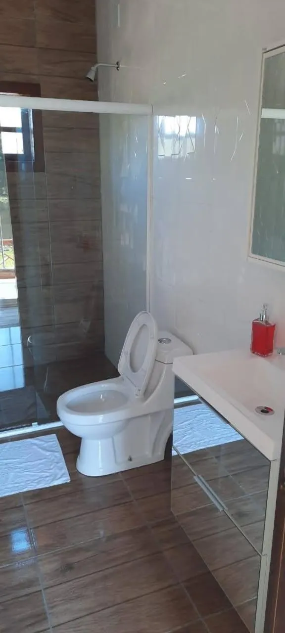 Bathroom in Pousada Recanto do Lago