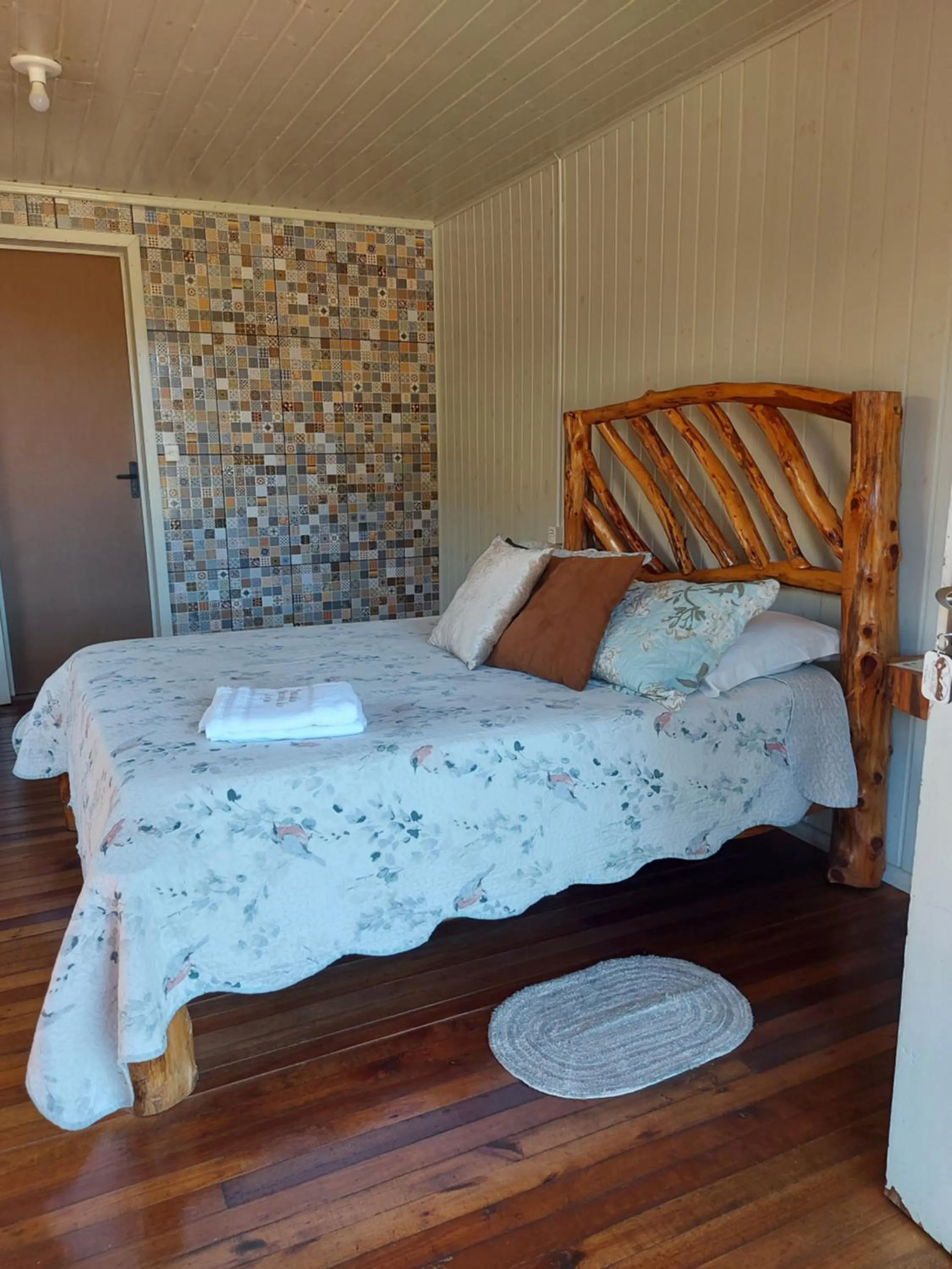 Bed in Pousada Recanto do Lago