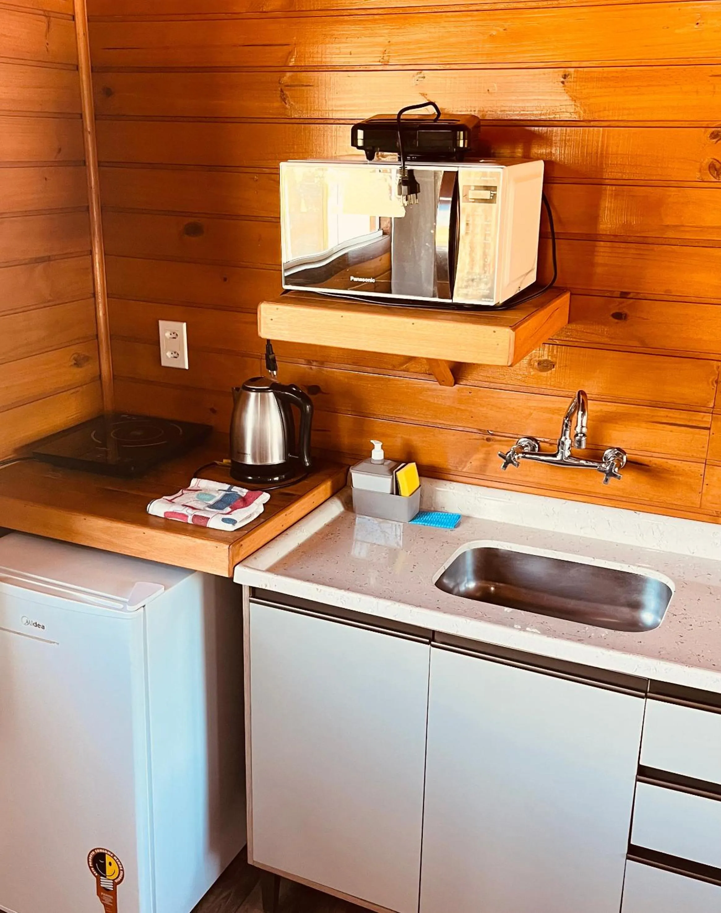 kitchen in Pousada Recanto do Lago