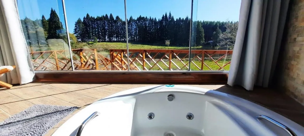 Balcony/Terrace in Pousada Recanto do Lago