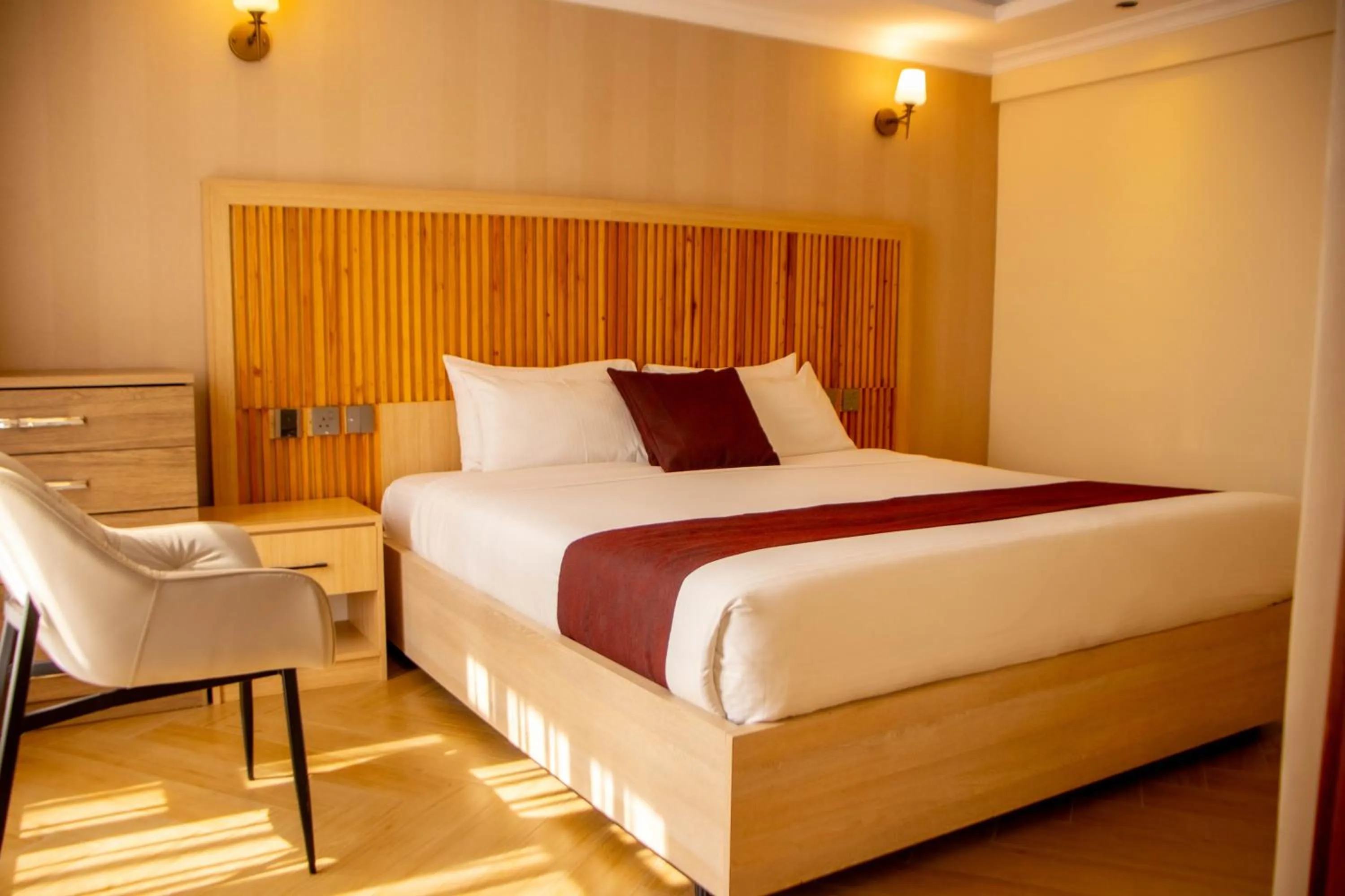 Bed in Mara Frontier Hotel
