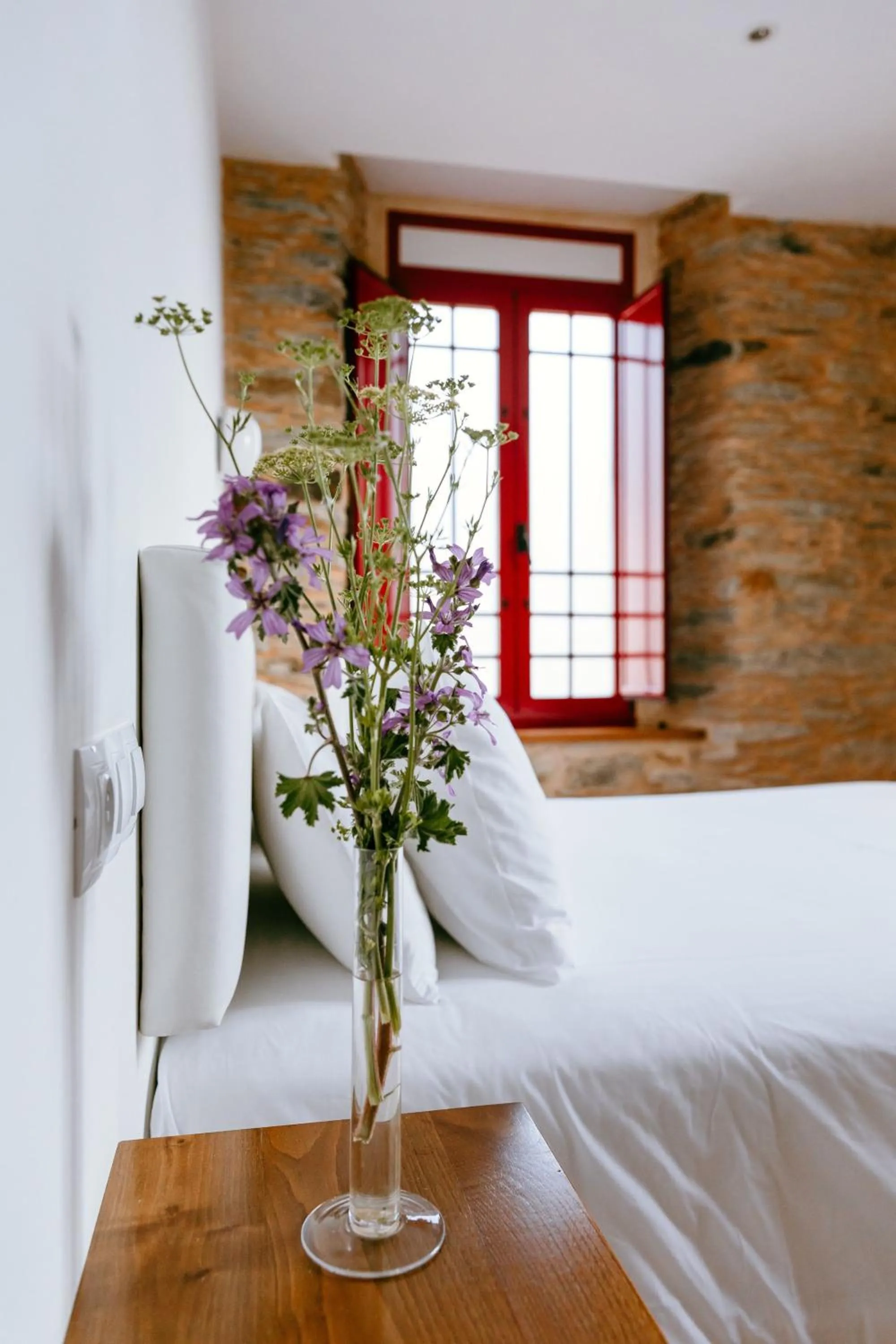Bed in Hotel El Castaño Dormilón