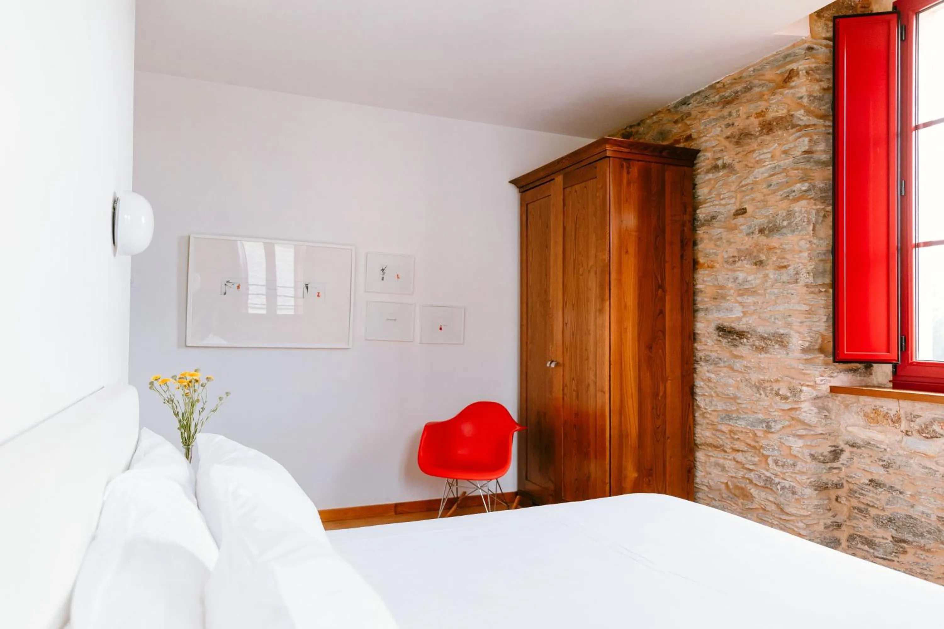 Bed in Hotel El Castaño Dormilón