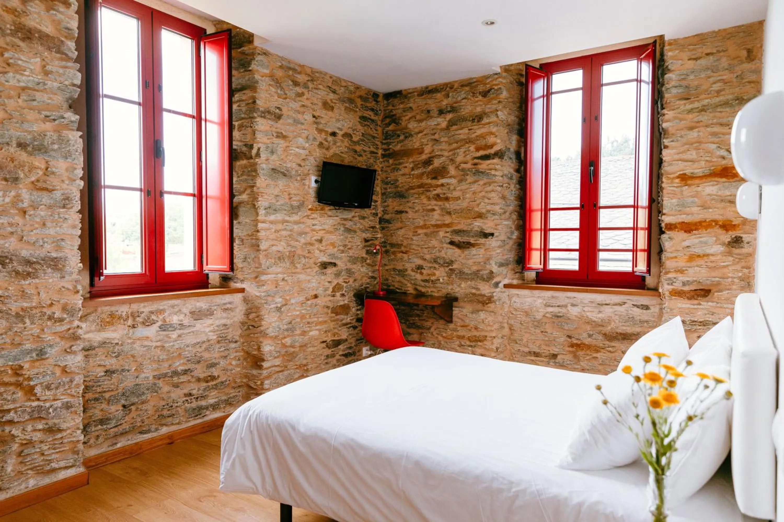 Bed in Hotel El Castaño Dormilón