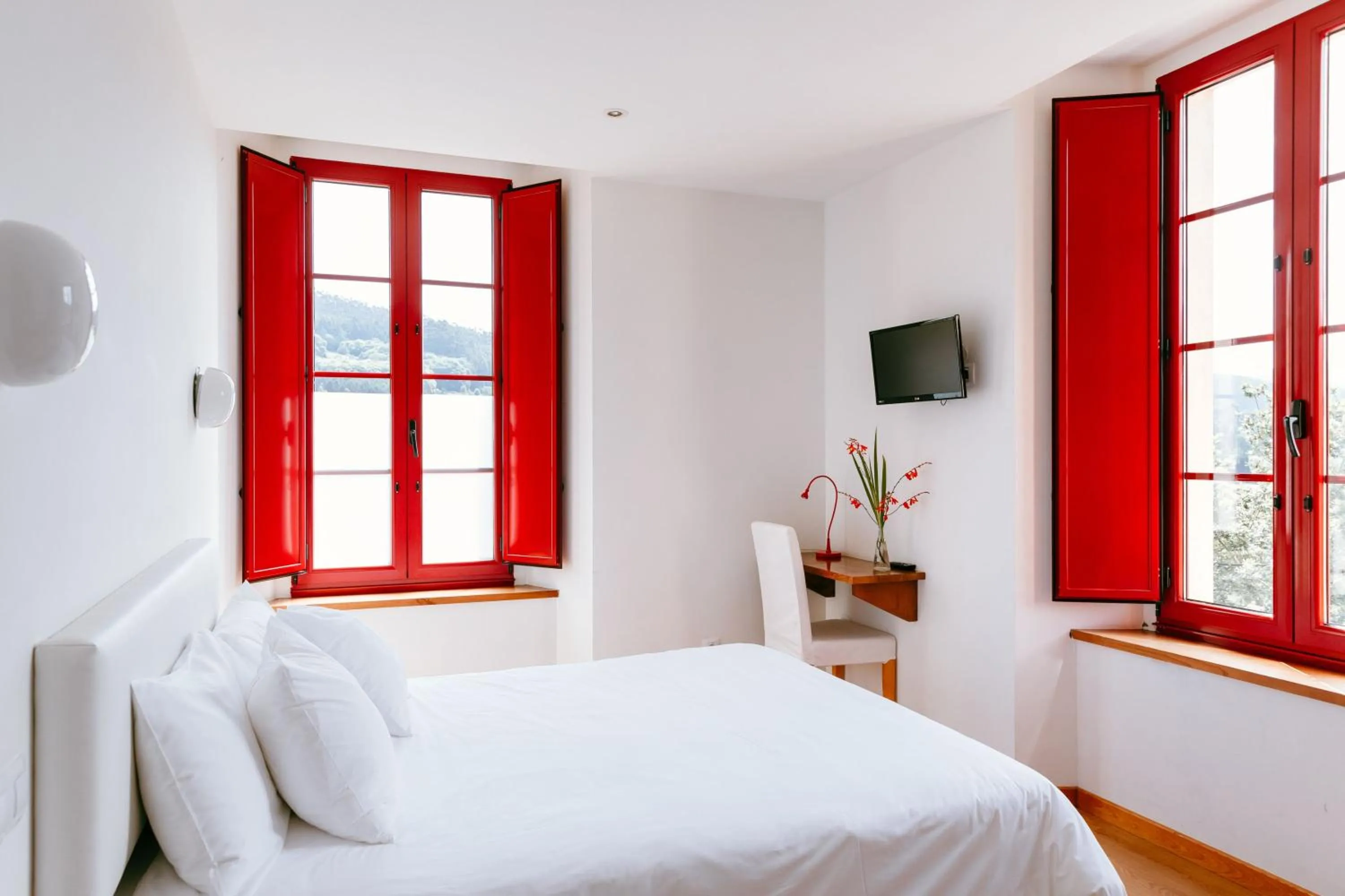 Bed in Hotel El Castaño Dormilón