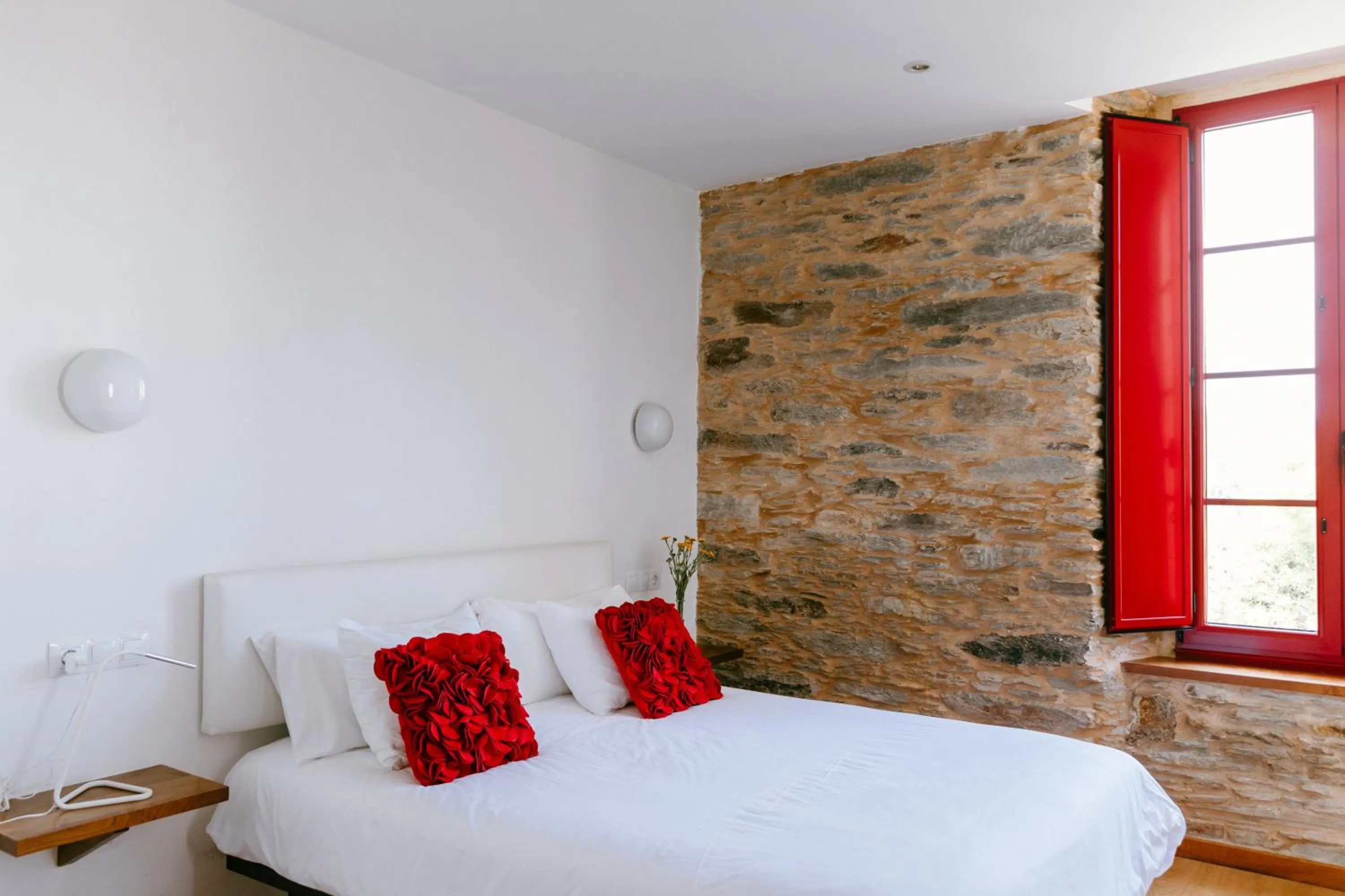 Bed in Hotel El Castaño Dormilón