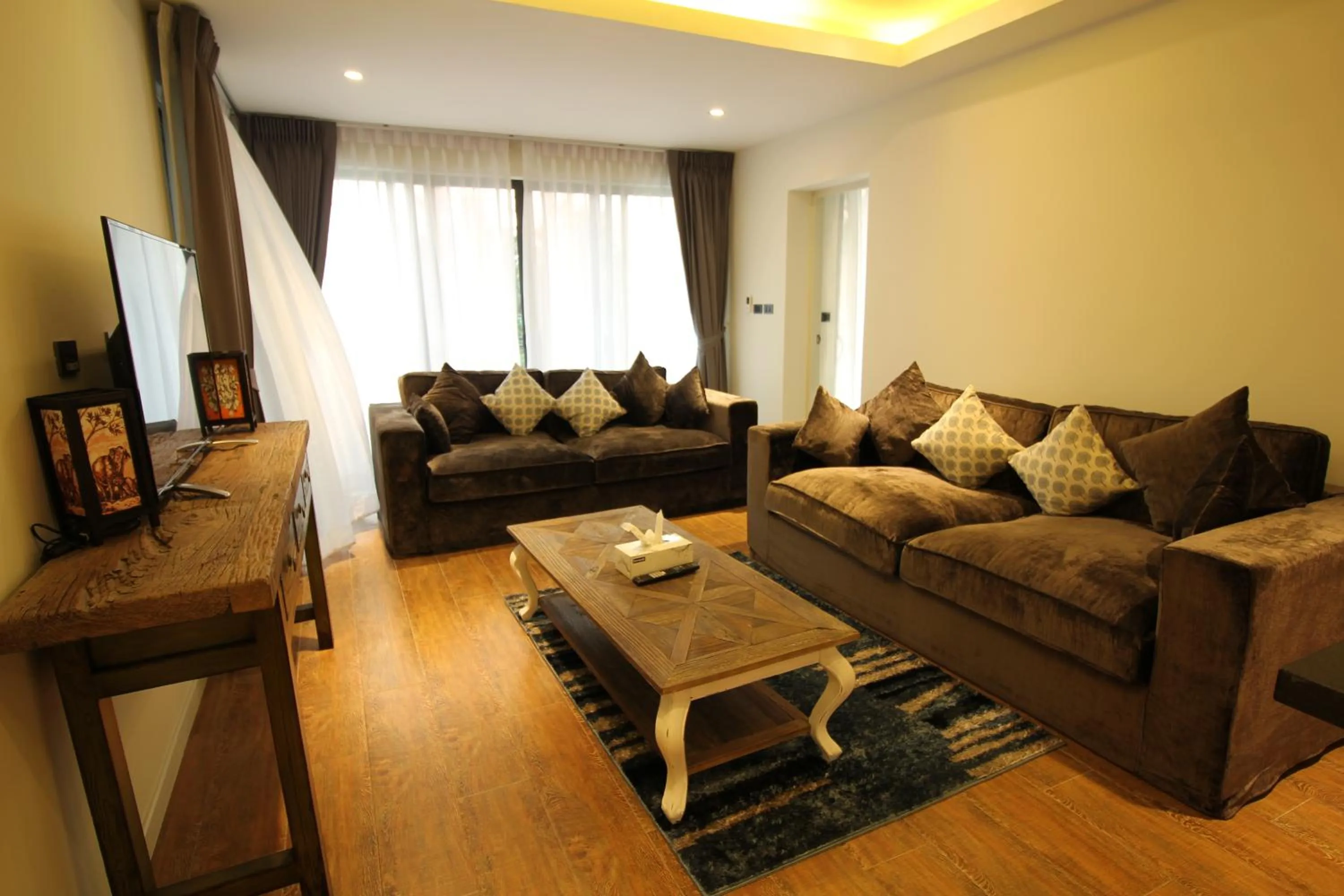 Living room in Baan Seaview Holiday Villas