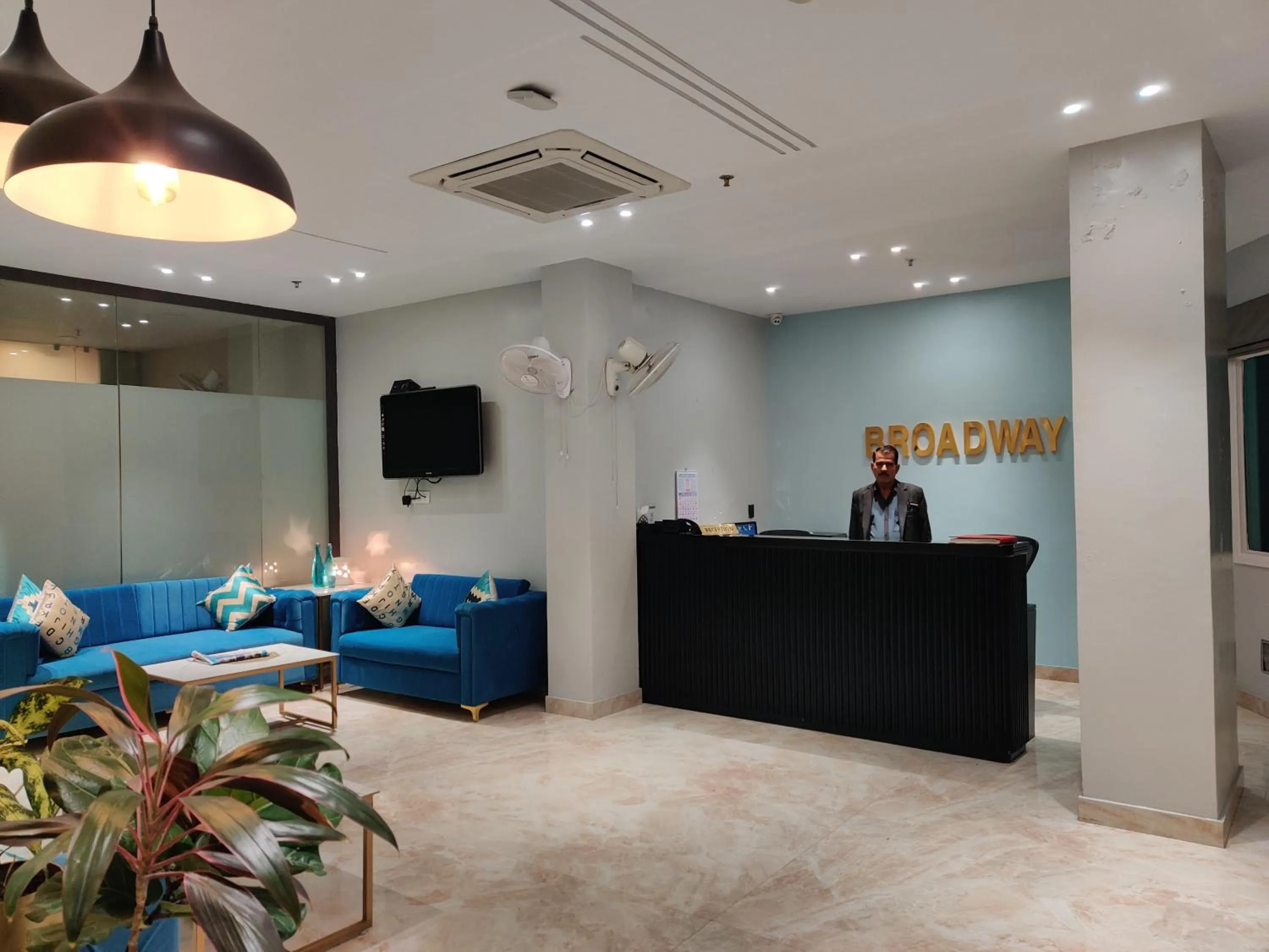 Lobby or reception in Hotel Broadway Udaipur