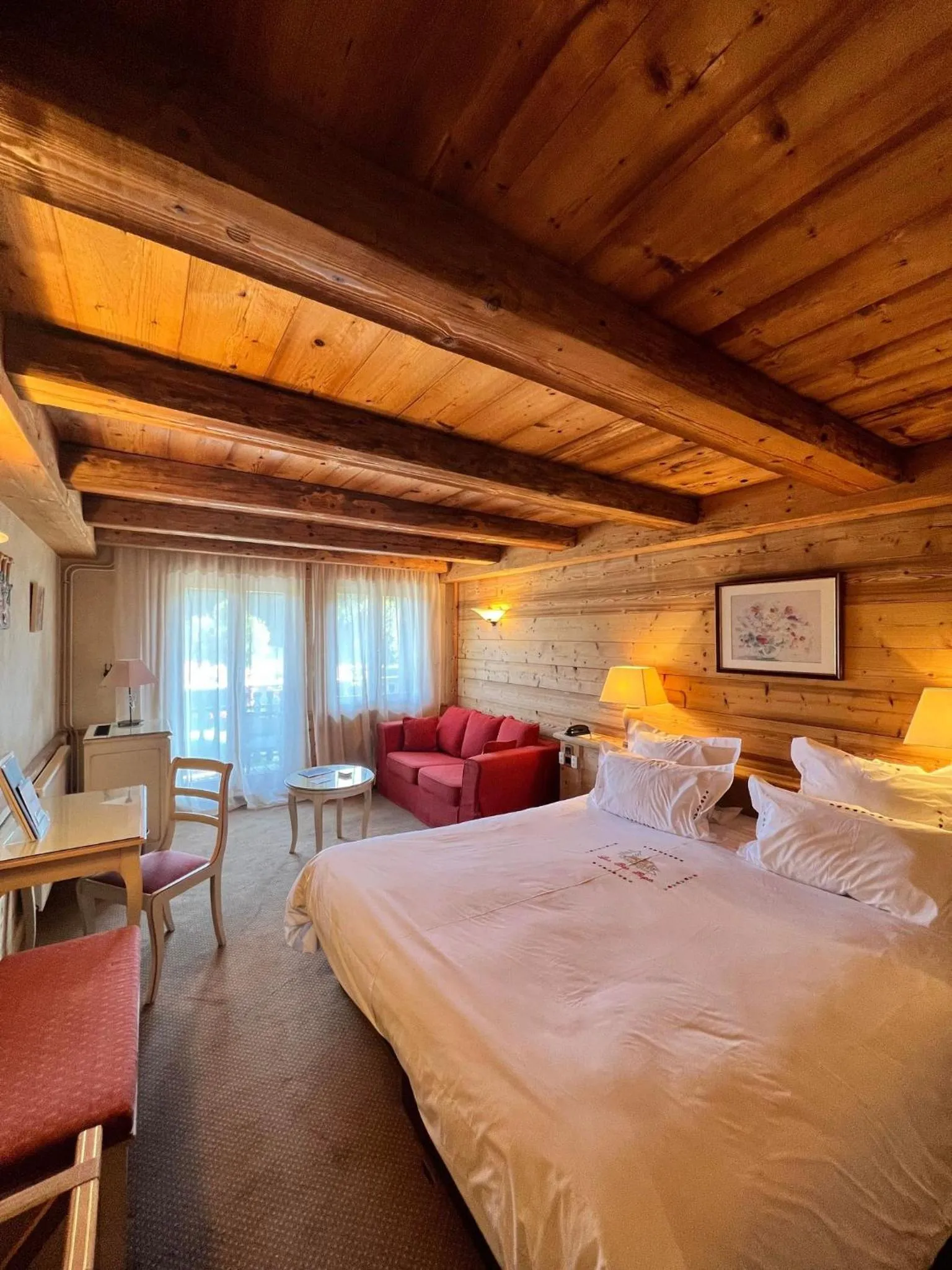 Bed in Hôtel-Restaurant Les Bas-Rupts, Singuliers Hôtel