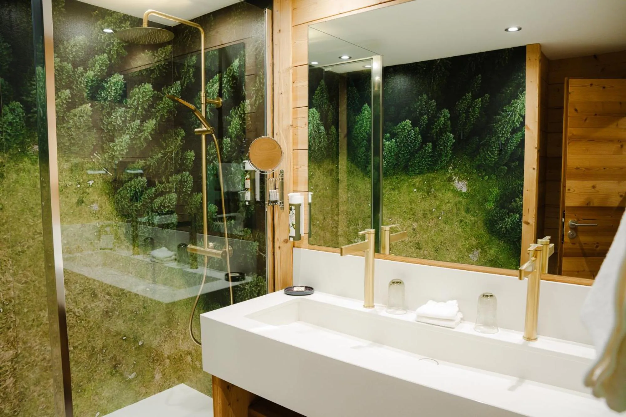 Shower in Hôtel-Restaurant Les Bas-Rupts, Singuliers Hôtel