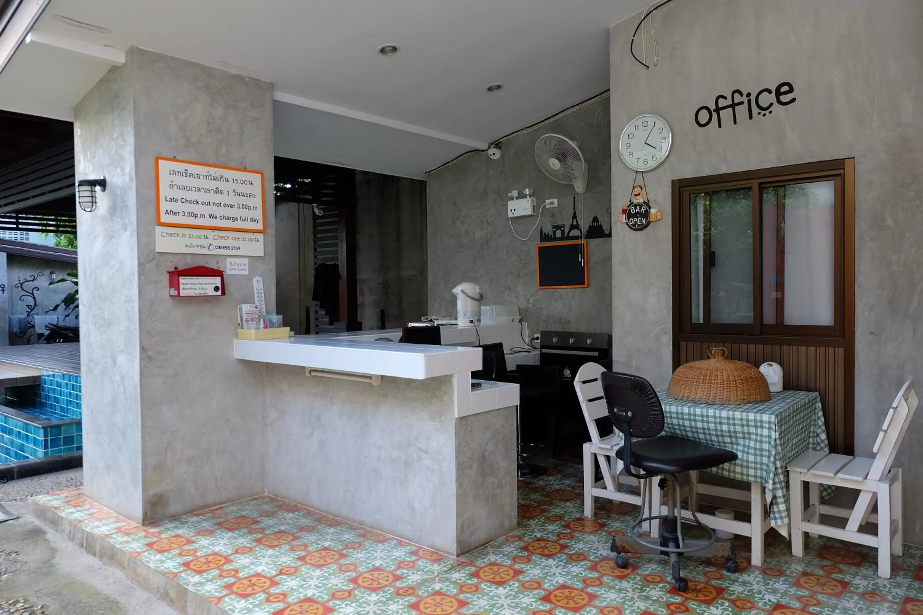Kitchen or kitchenette in Baan Ma Feung GuestHouse
