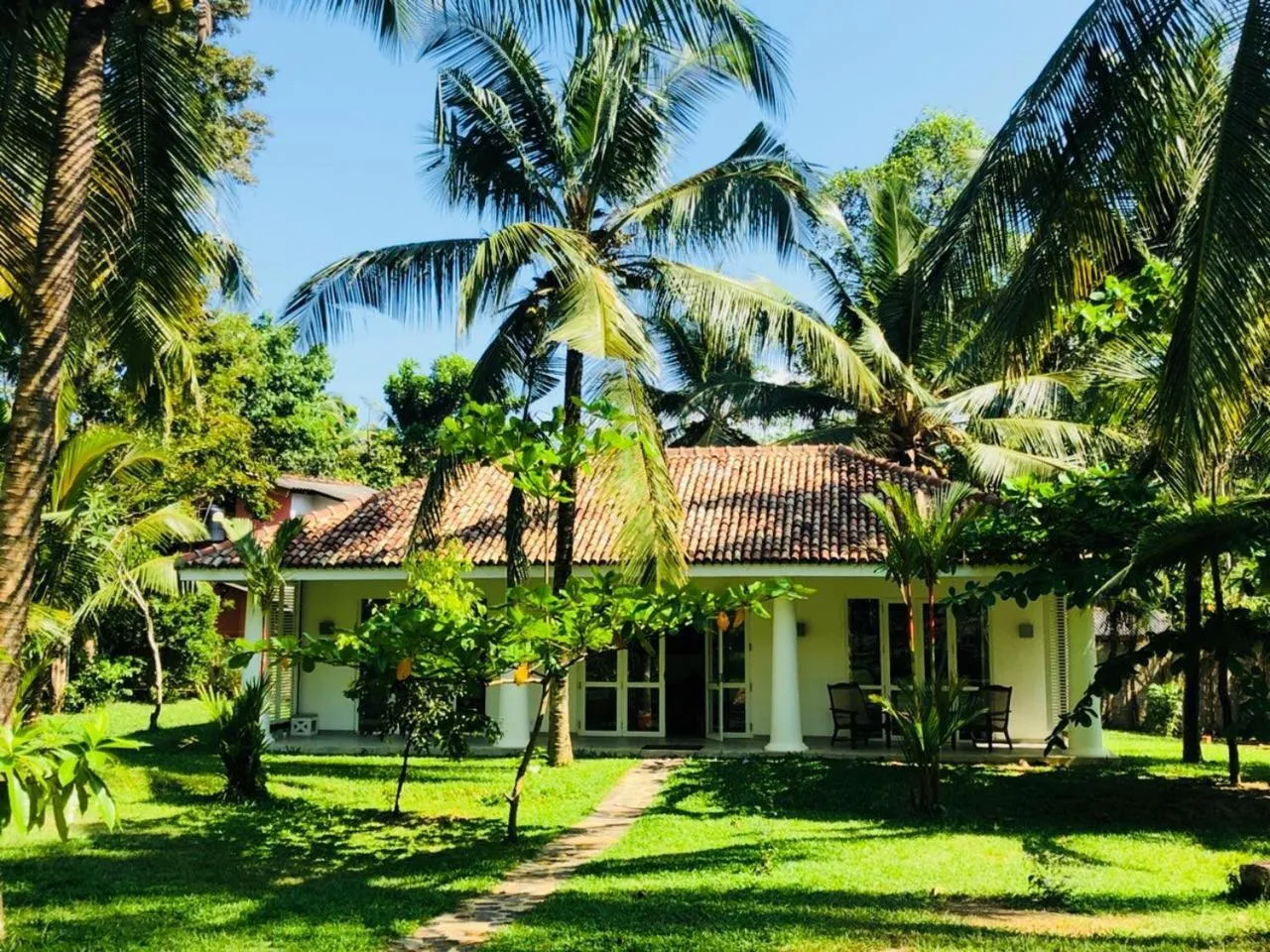Garden in Good Vibes Villas