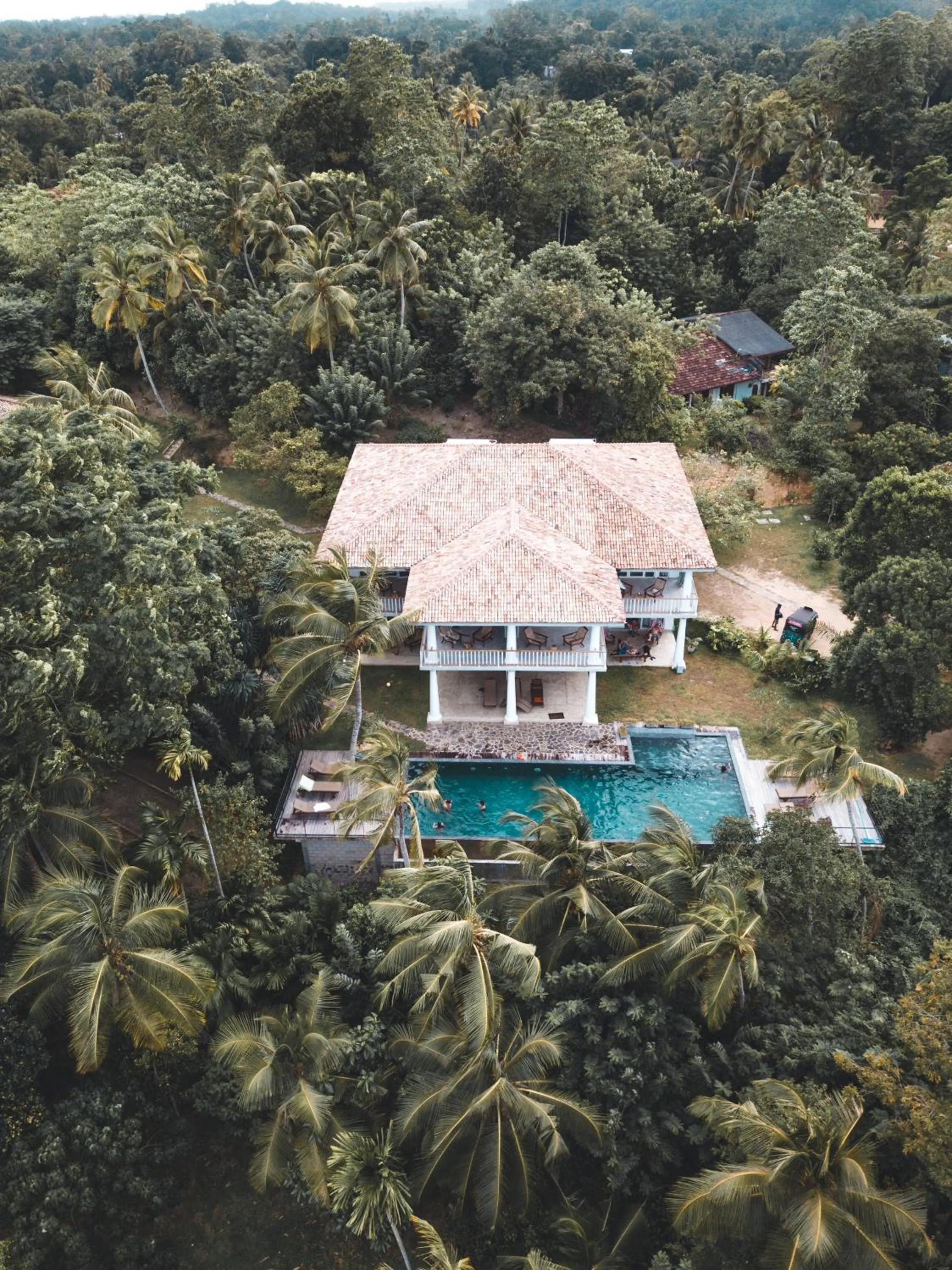 Bird's eye view in Good Vibes Villas