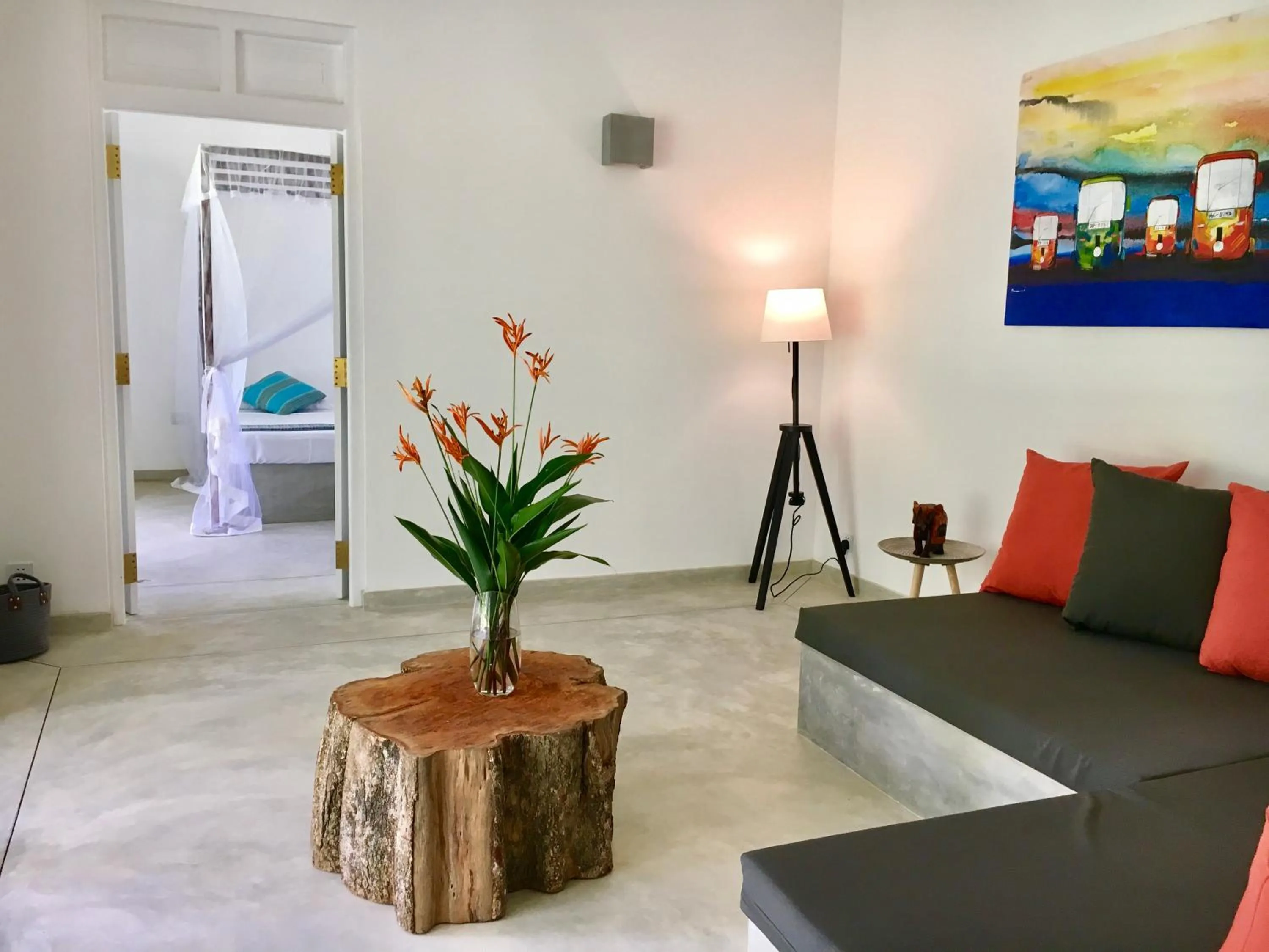 Living room in Good Vibes Villas
