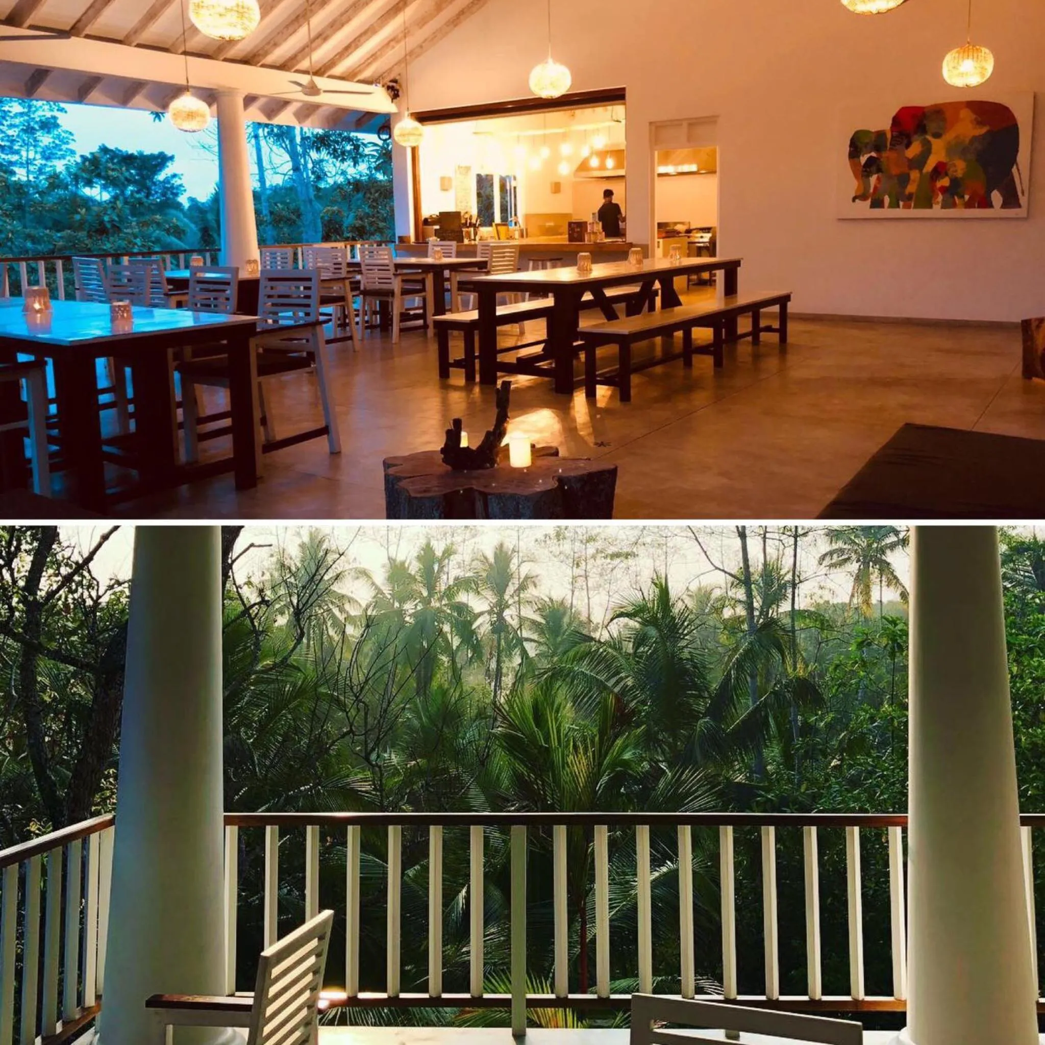 Seating area in Good Vibes Villas