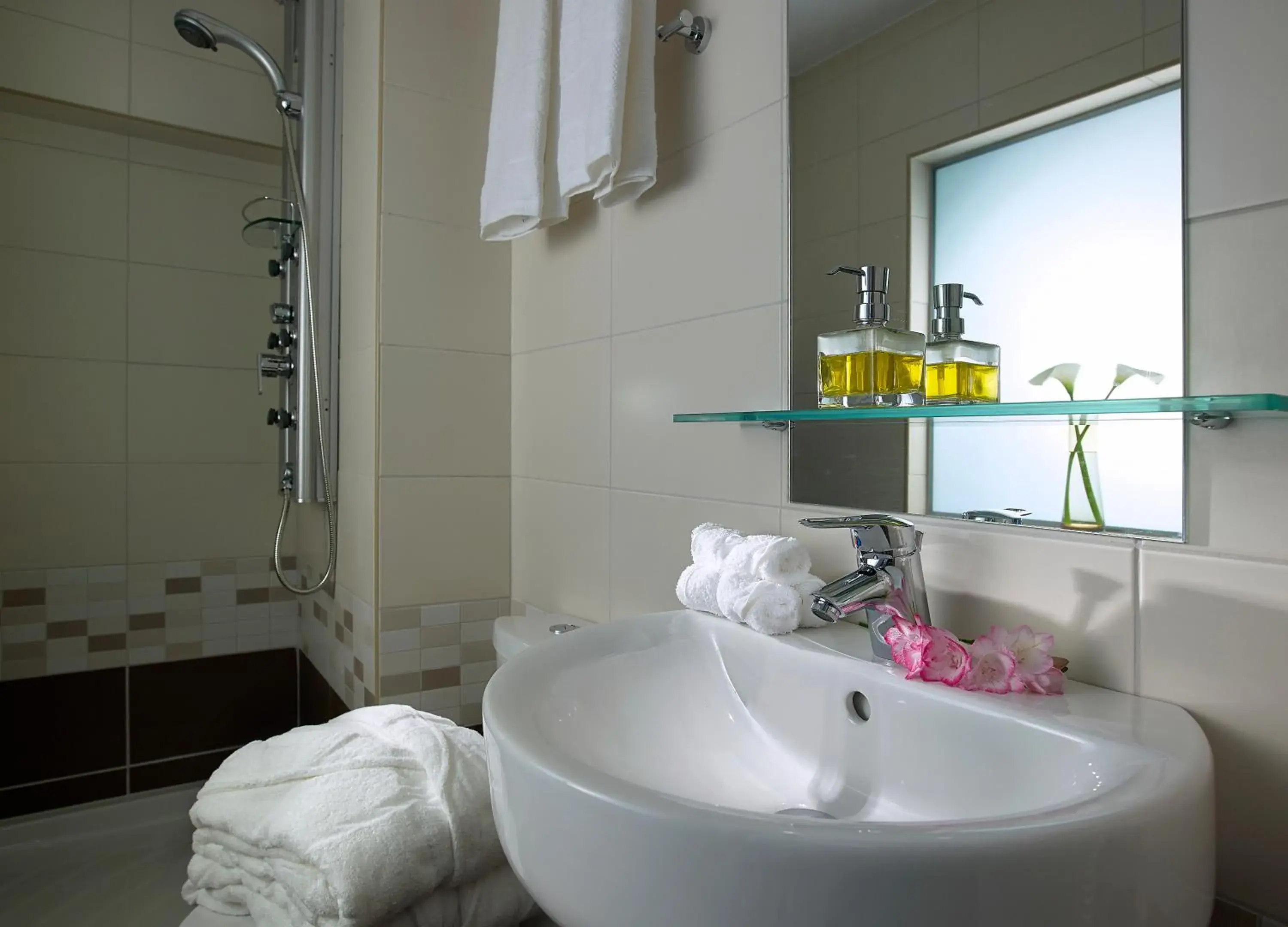 Bathroom in Mistral Bay Hotel Bathroom in Mistral Bay Hotel