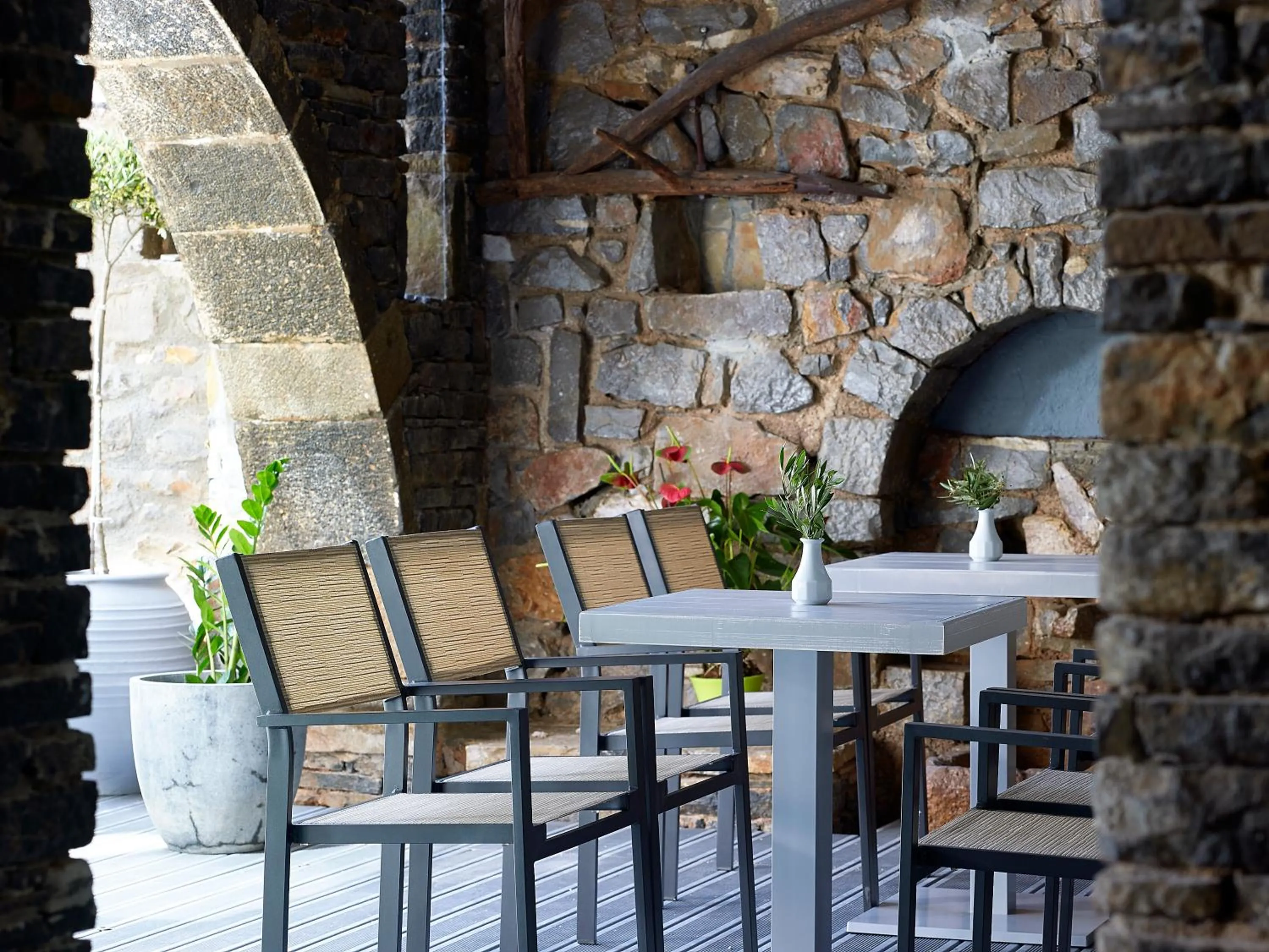 Patio in Mistral Bay Hotel
