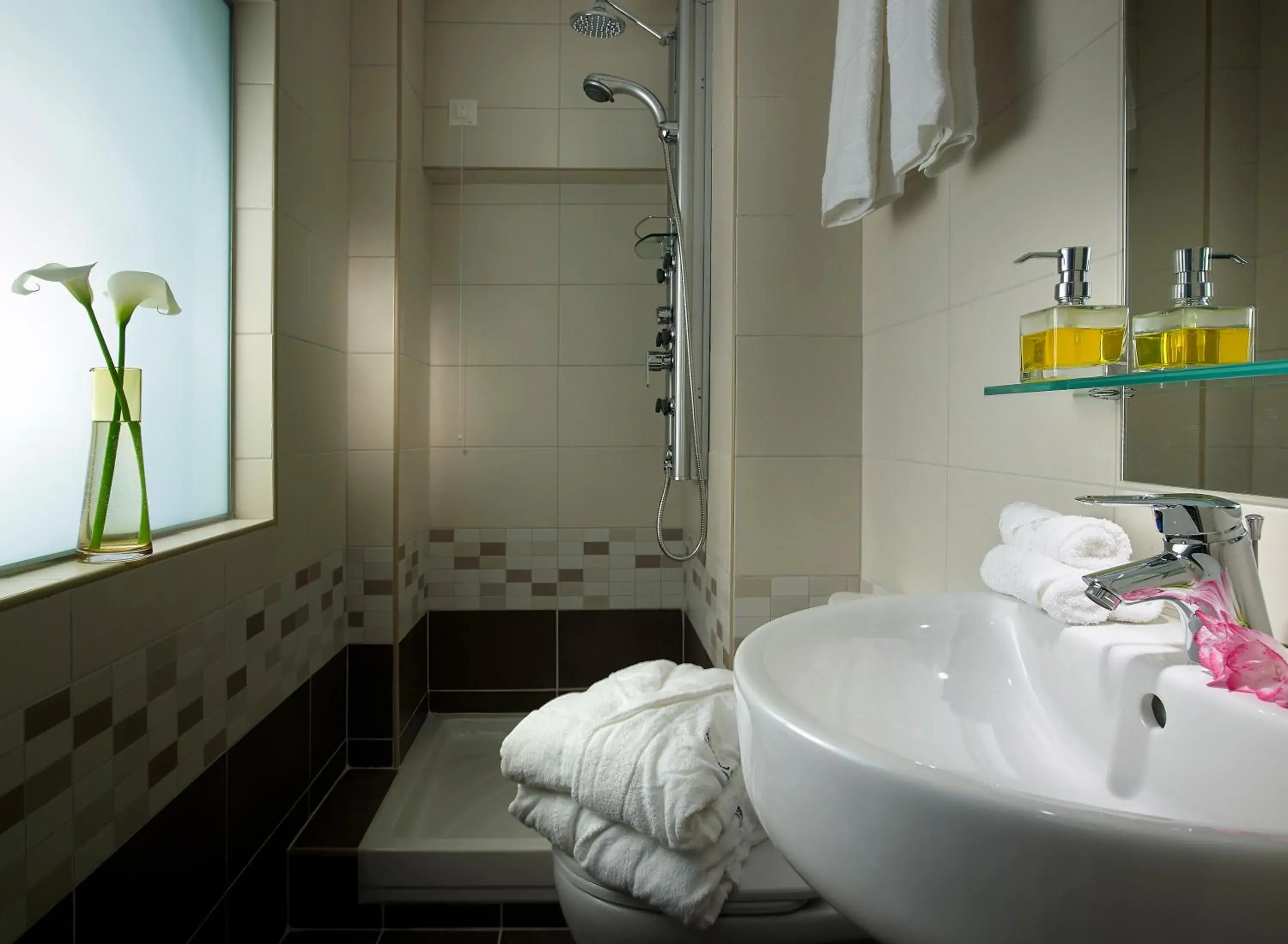 Bathroom in Mistral Bay Hotel Bathroom in Mistral Bay Hotel