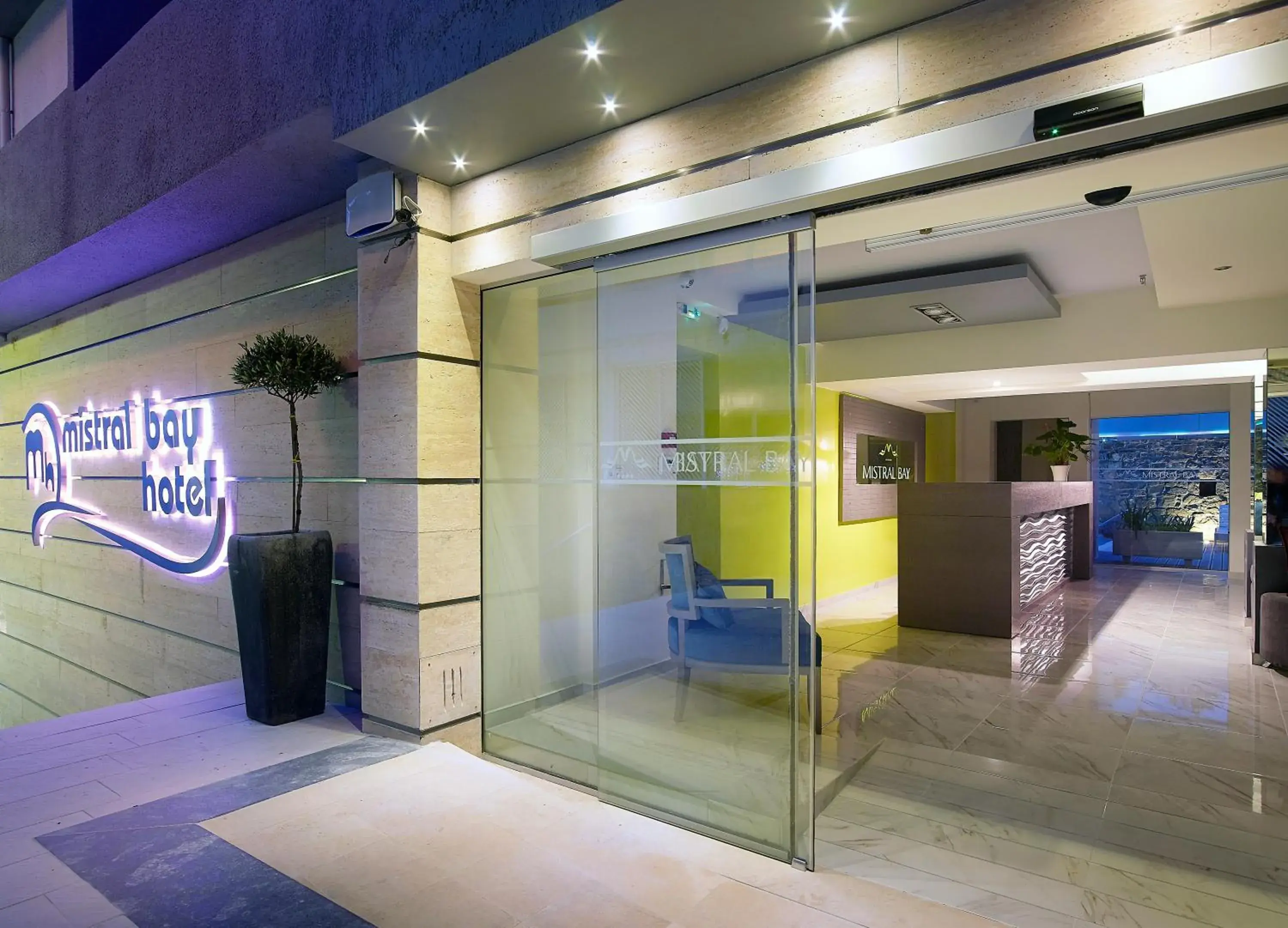 Facade/entrance in Mistral Bay Hotel Facade/entrance in Mistral Bay Hotel