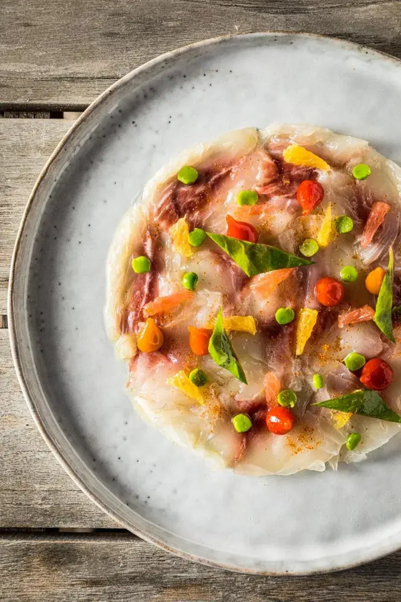 Food close-up in Castel de Très Girard - Hotel & Restaurant - Teritoria Food close-up in Castel de Très Girard - Hotel & Restaurant - Teritoria