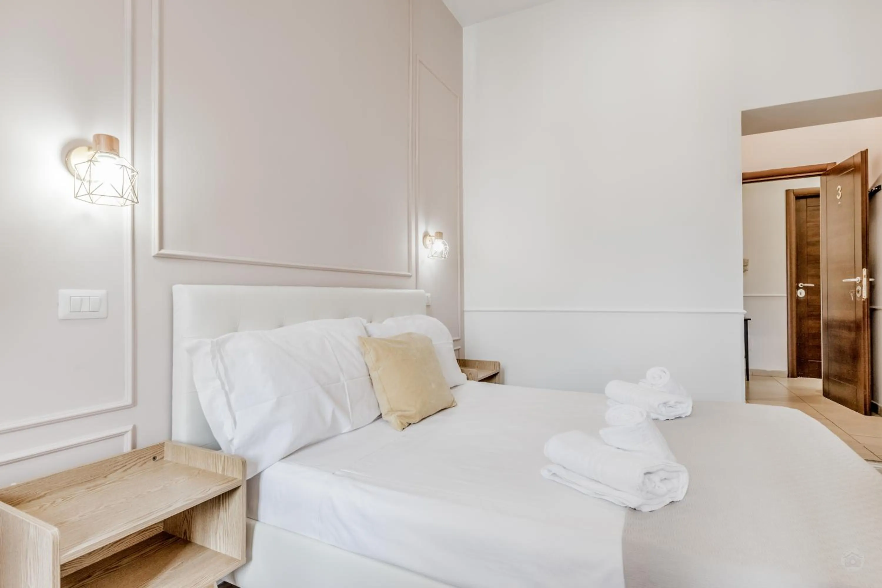 Bed in Vatican City Guest House