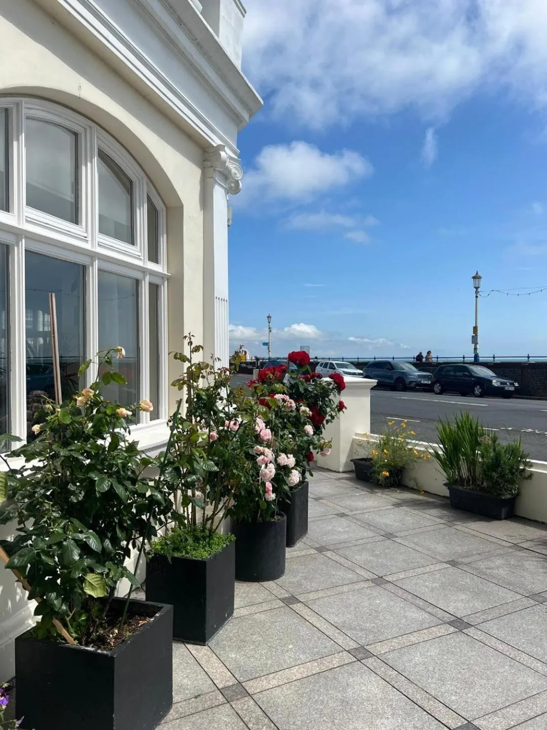 Patio in Eastbourne Riviera Hotel