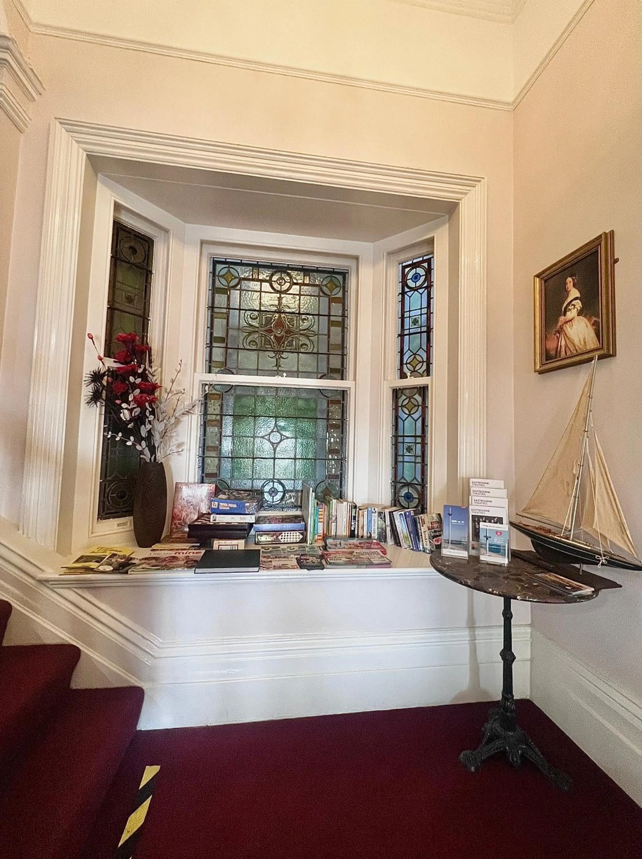 Communal lounge/ TV room in Eastbourne Riviera Hotel