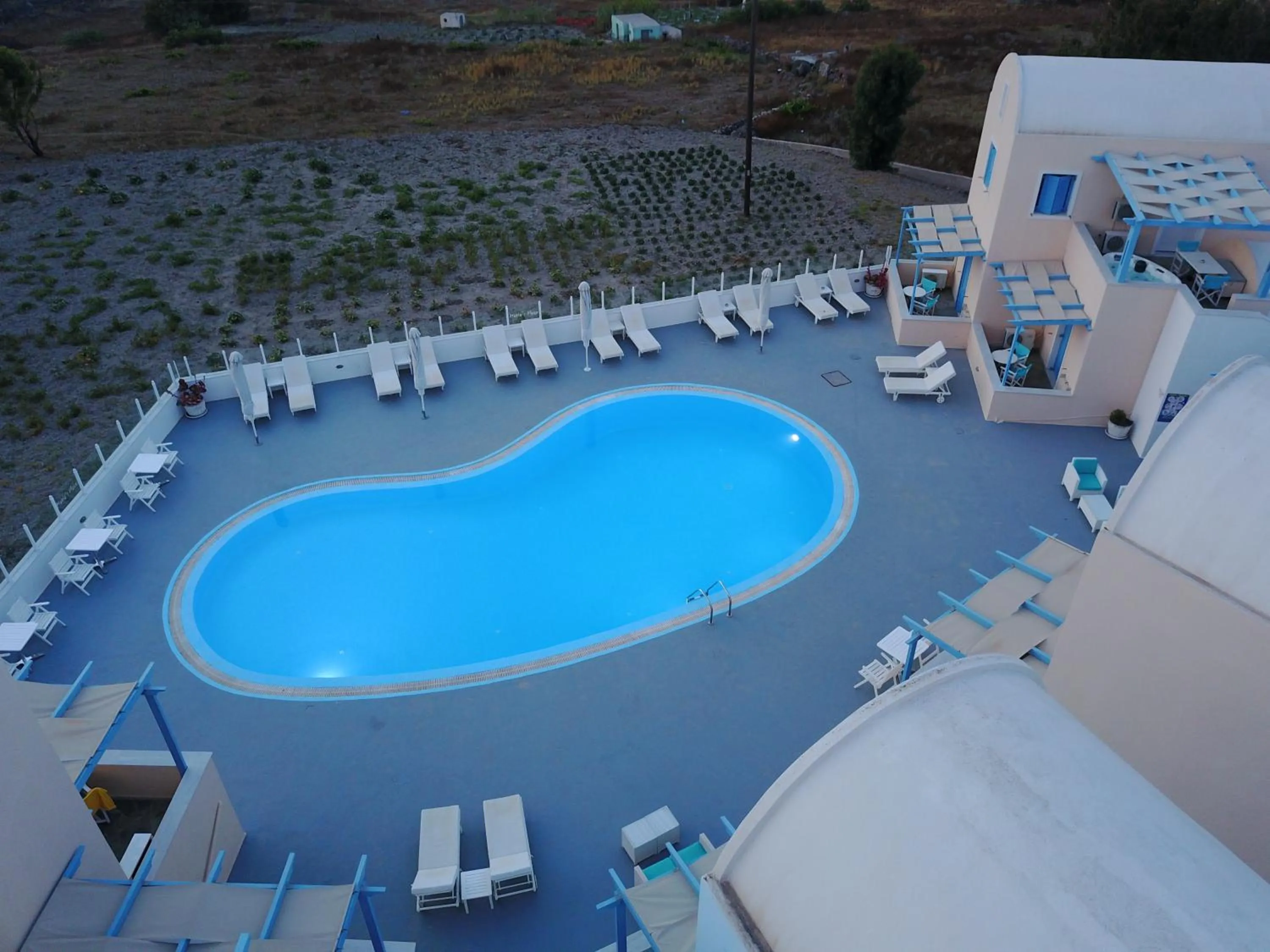 Swimming pool in Unique Galini Oia - Adults Only