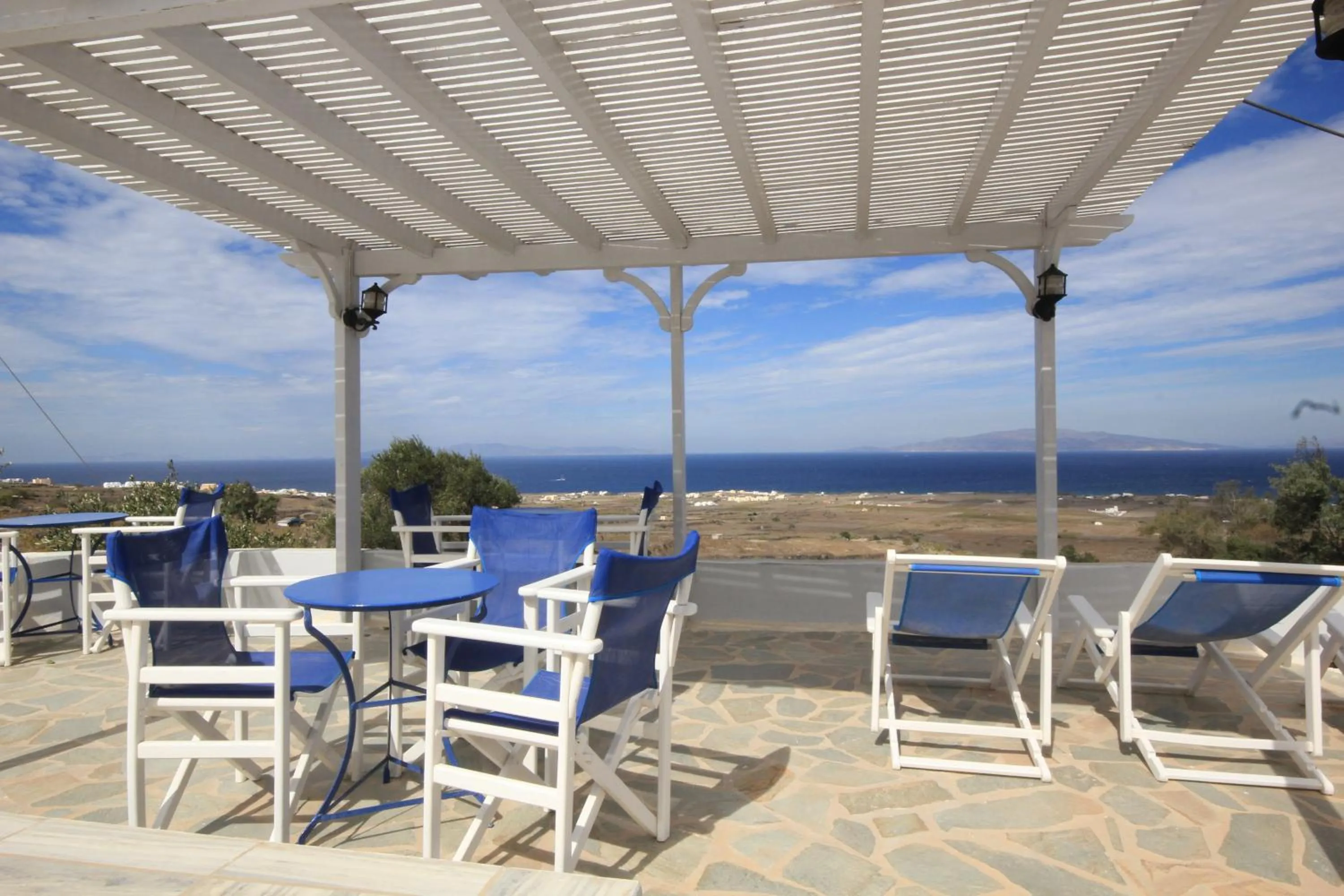 Balcony/Terrace in Unique Galini Oia - Adults Only