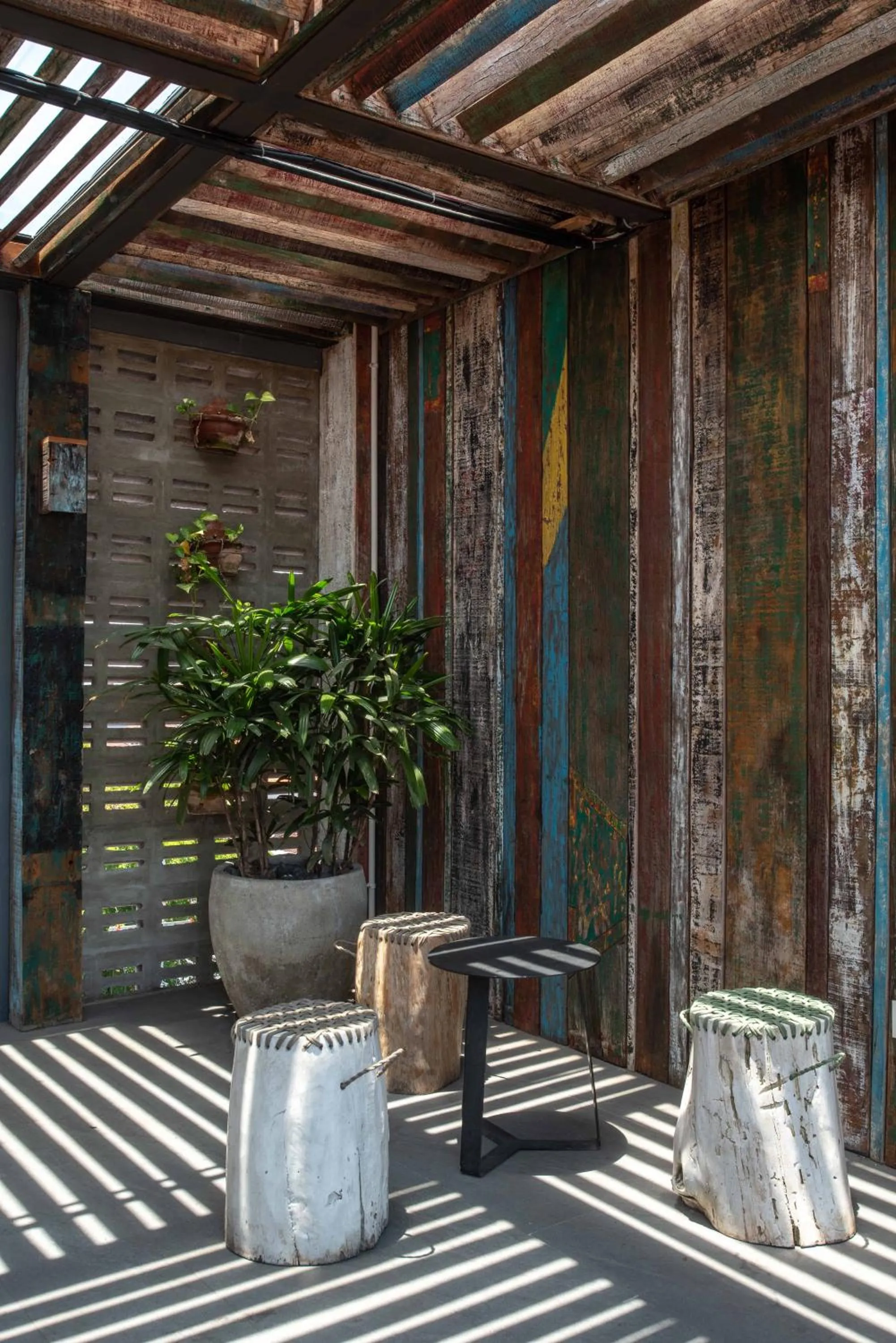 Balcony/Terrace in M Boutique Hostel Legian