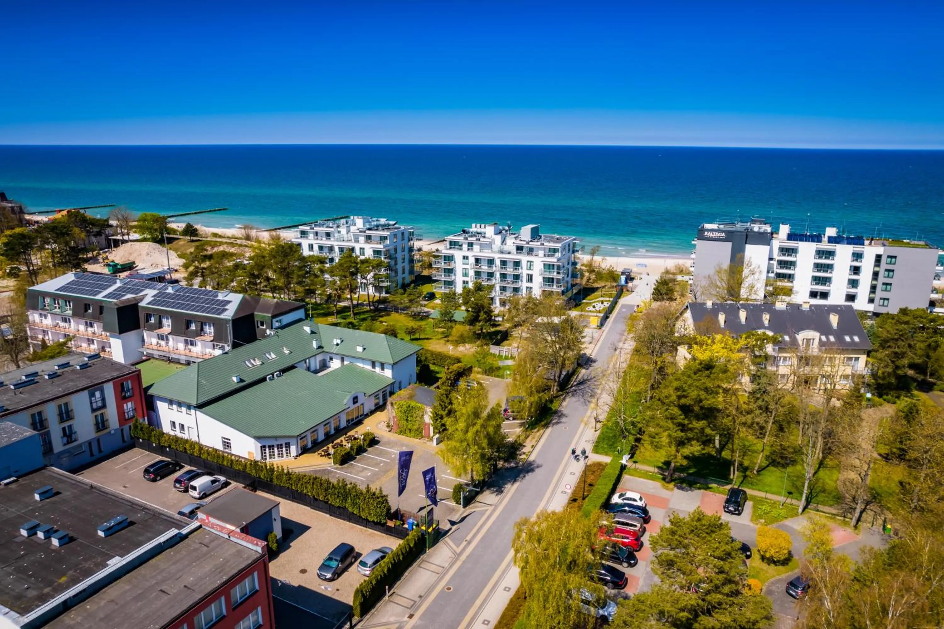 Bird's eye view in Great Polonia Sand Beach Mielno